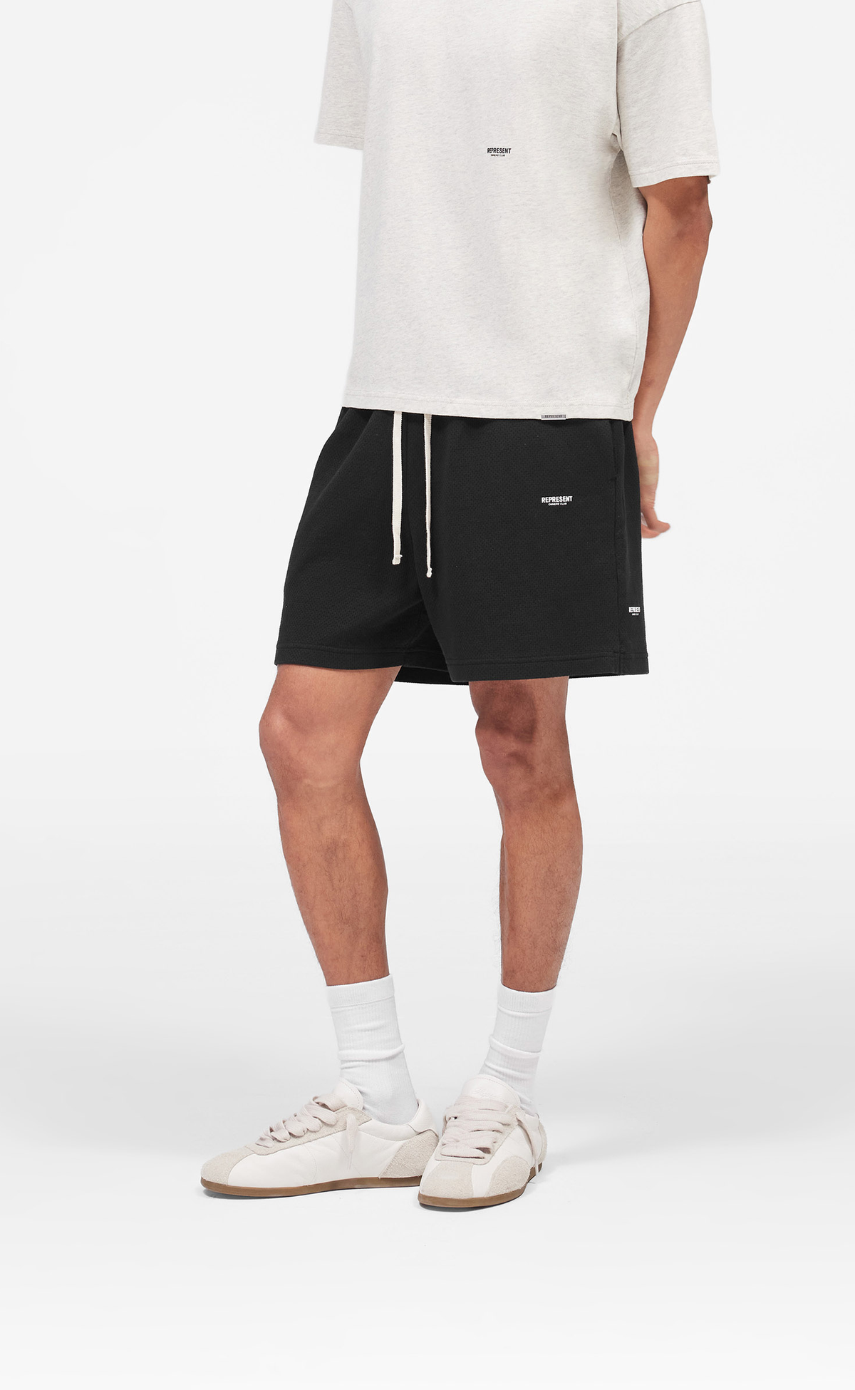 MICRO OWNERS CLUB MESH BLACK SHORTS
