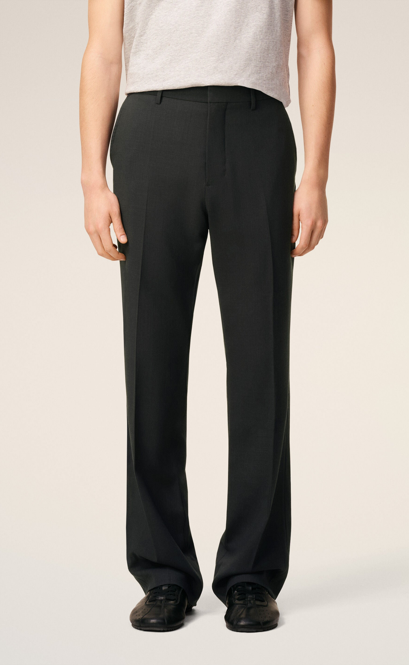 STREIGHT FIT ANTHRACITE PANT