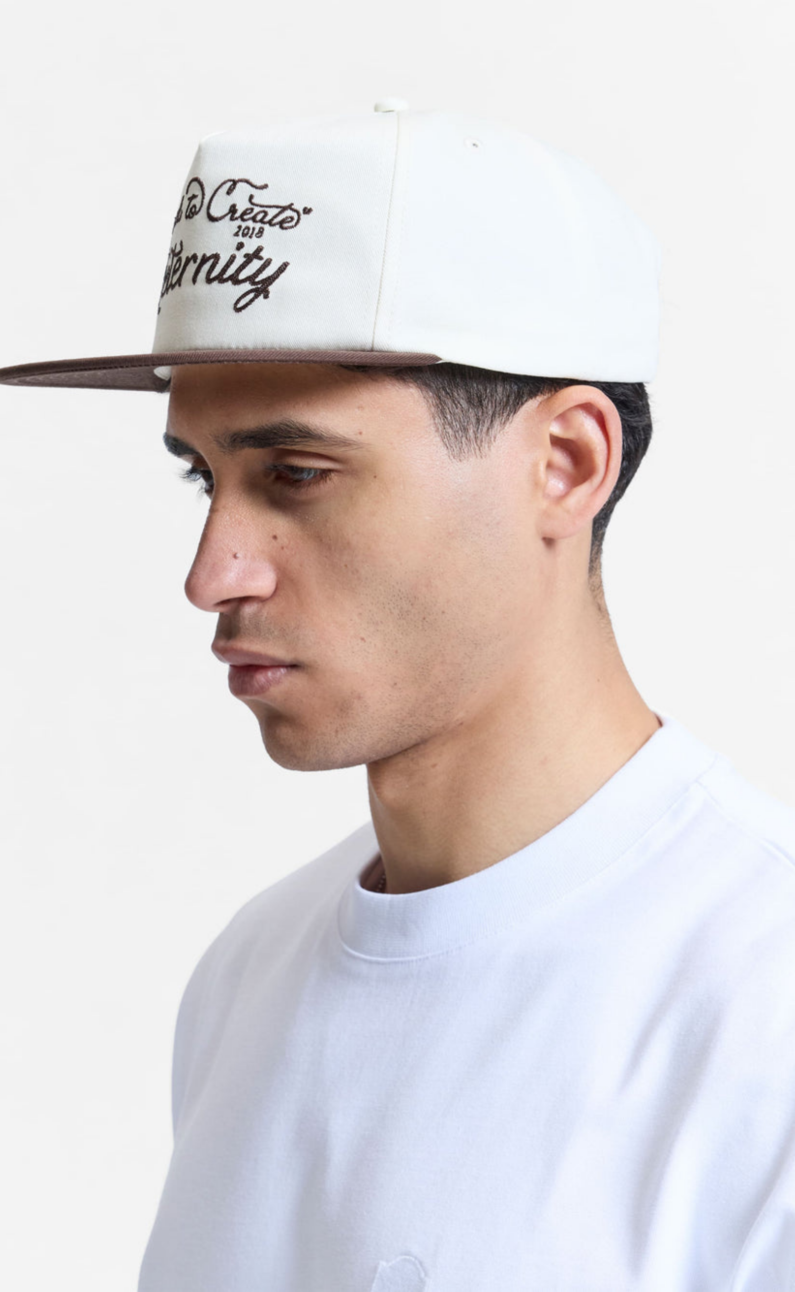 RETERNITY UNSTRUCKTED BROWN CREAM HAT