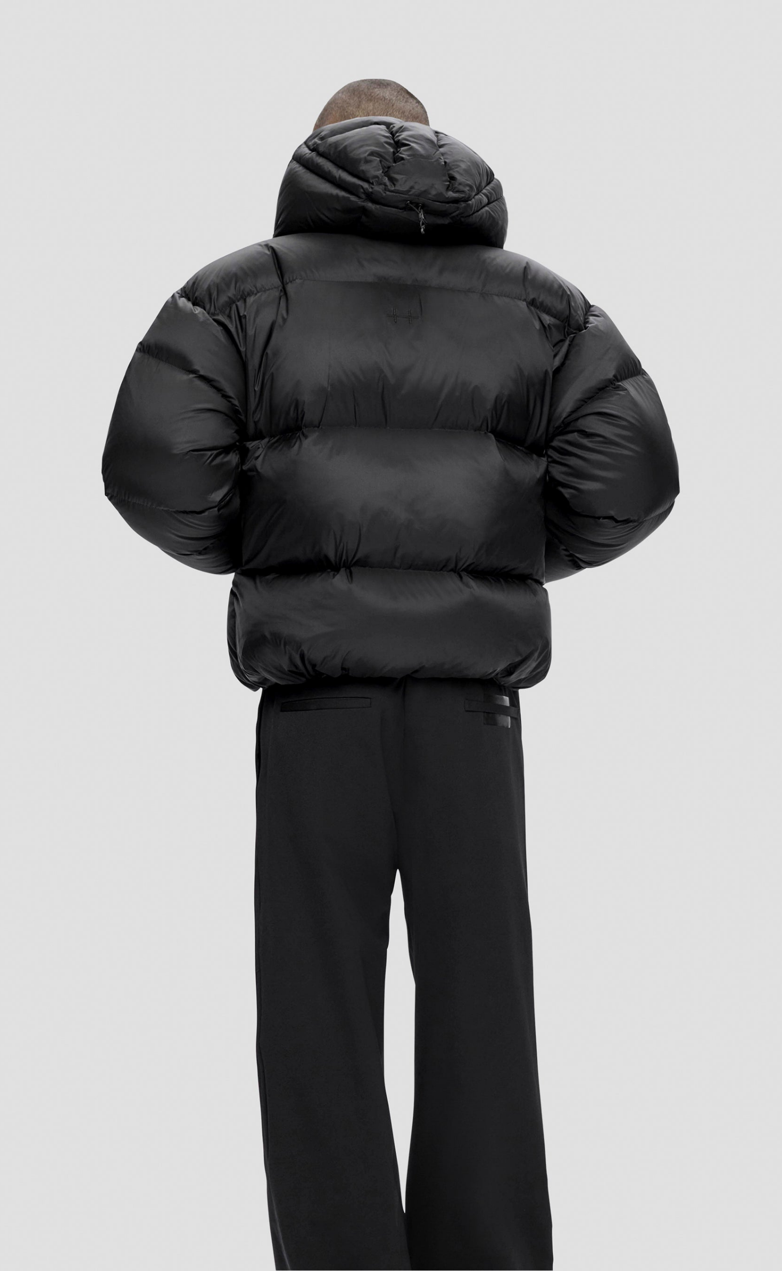LUMEN DOWN PUFFER BLACK JACKET
