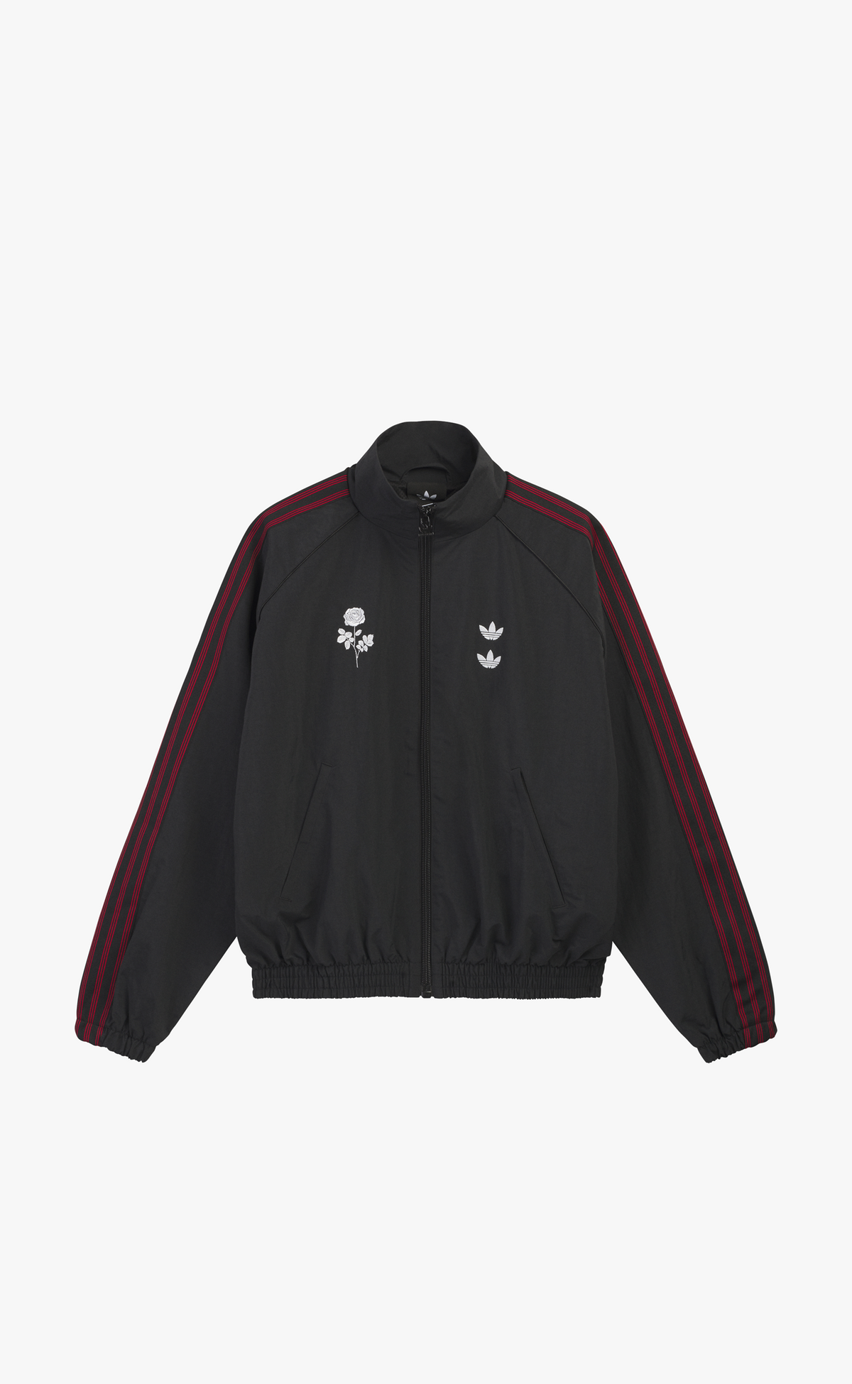 CHAVARRIA WOVEN TRACK BLACK HOODIE