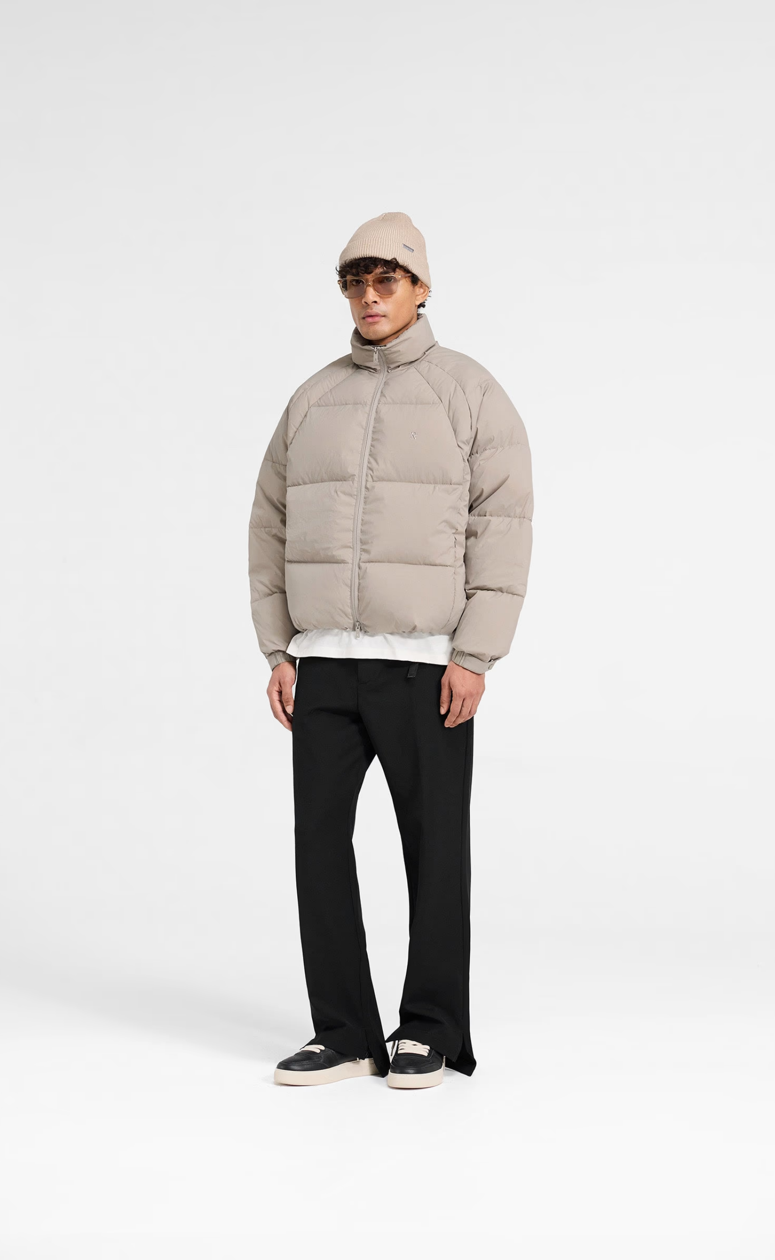 FUNNEL NECK PUFFER DUNE JACKET