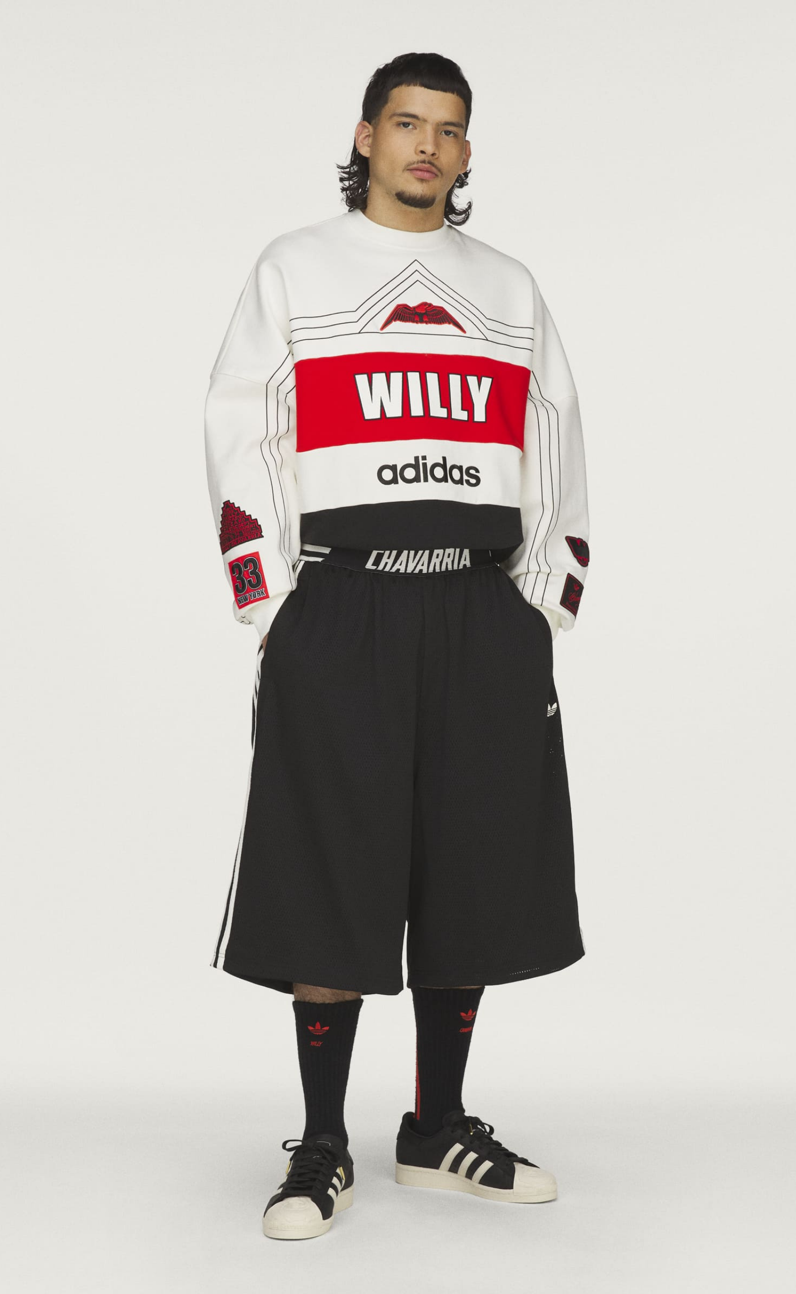 WC NY WHITE CREWNECK