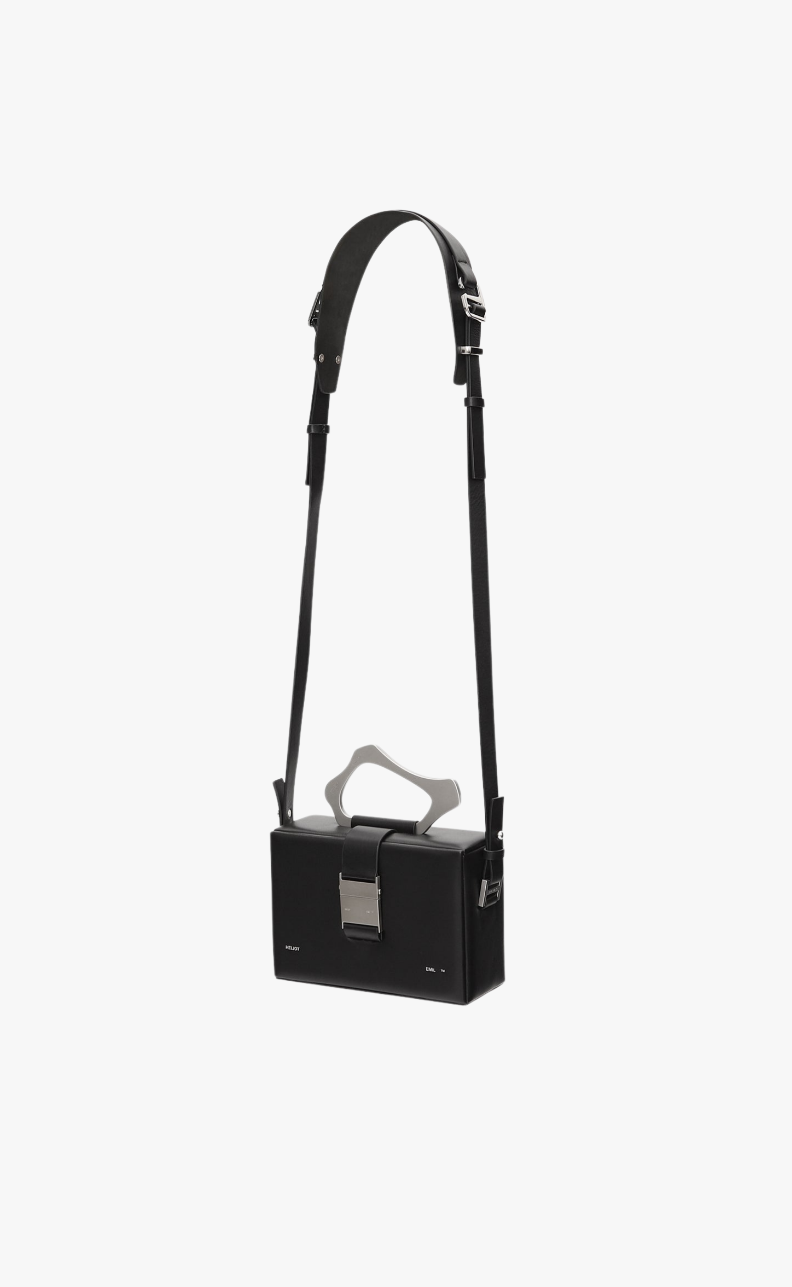 SOLELY LARGE BOX BLACK BAG