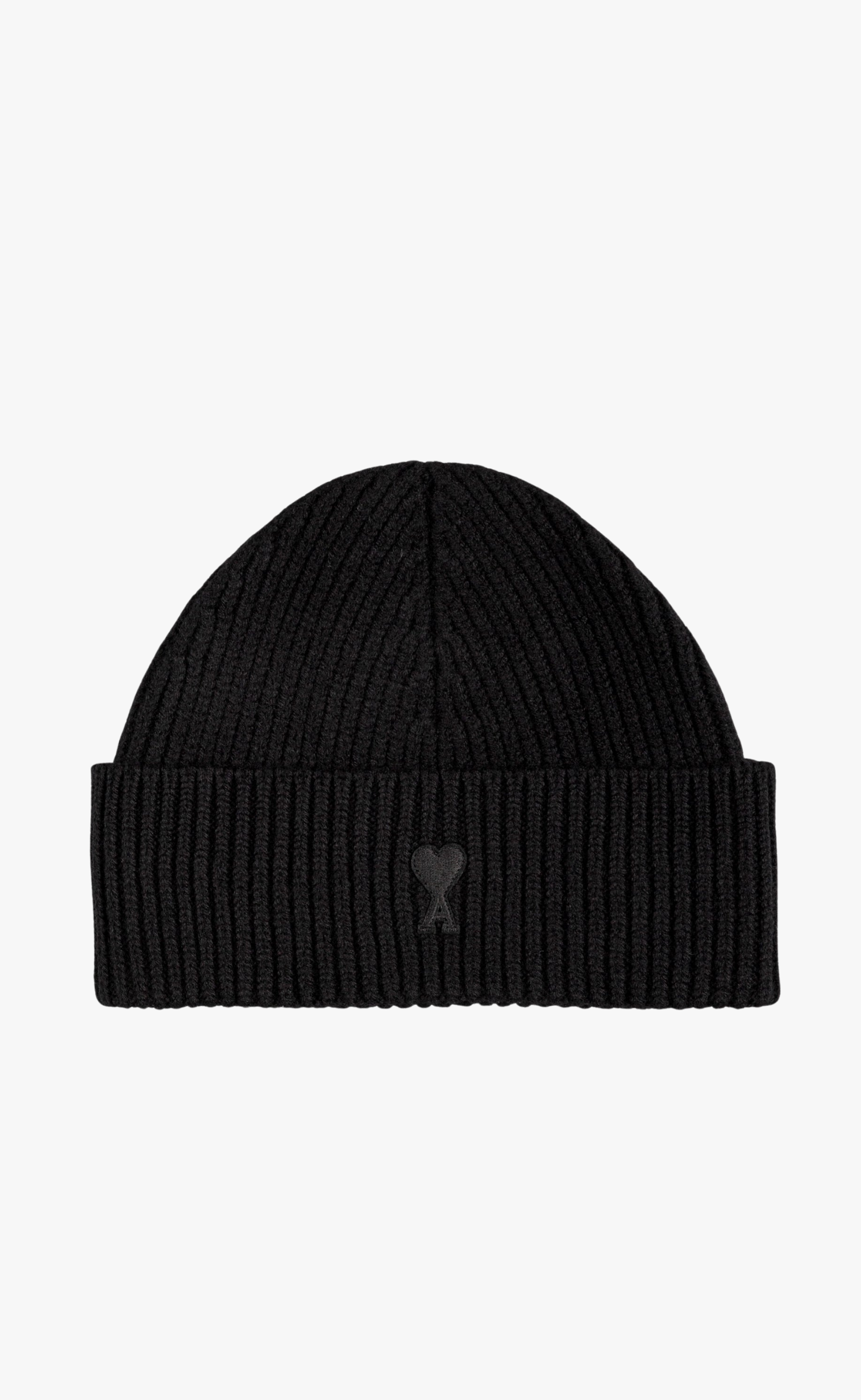 AMI DE COEUR WOOL BLACK BEANIE