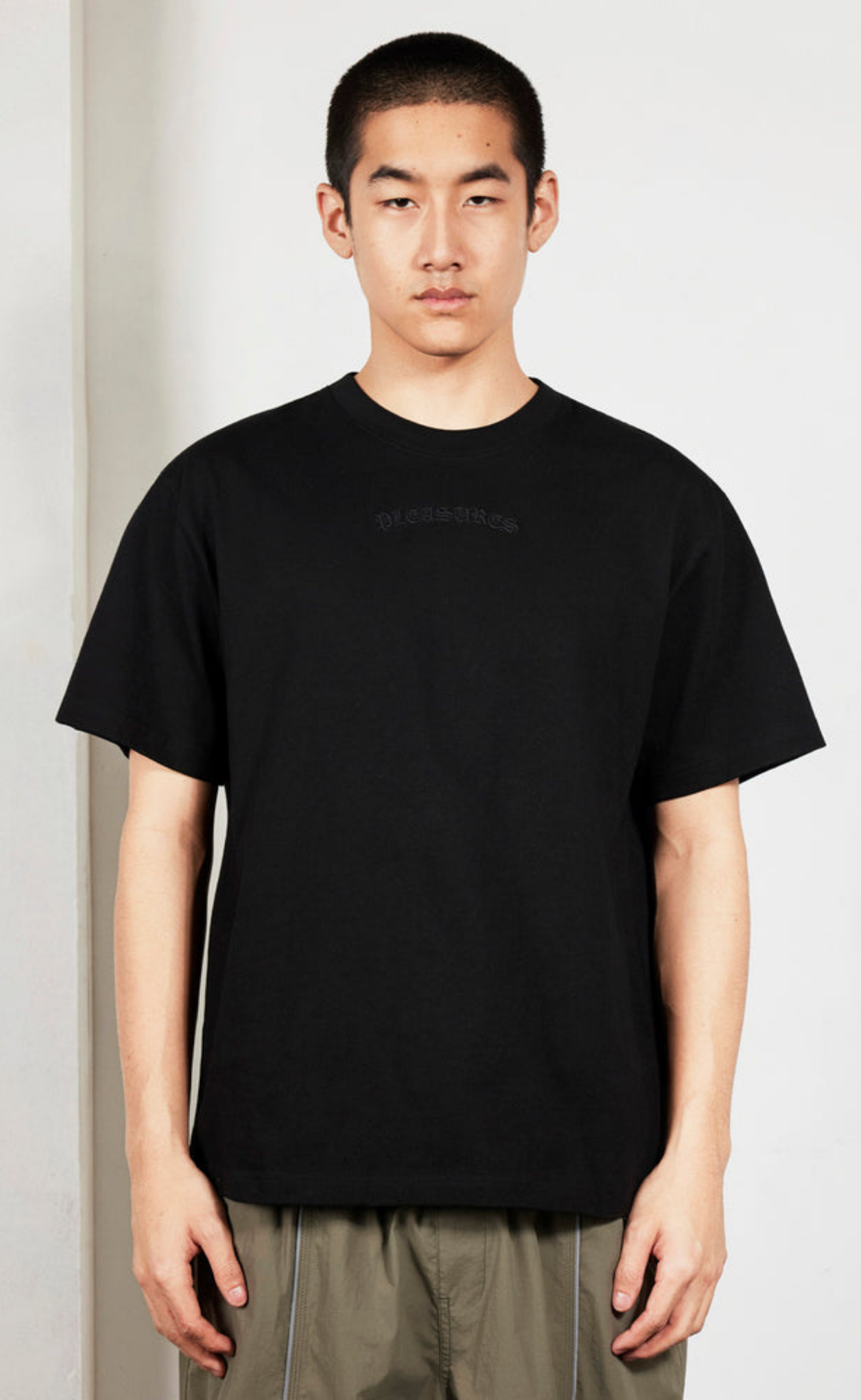 NEURAL APPLIQUE BLACK T-SHIRT