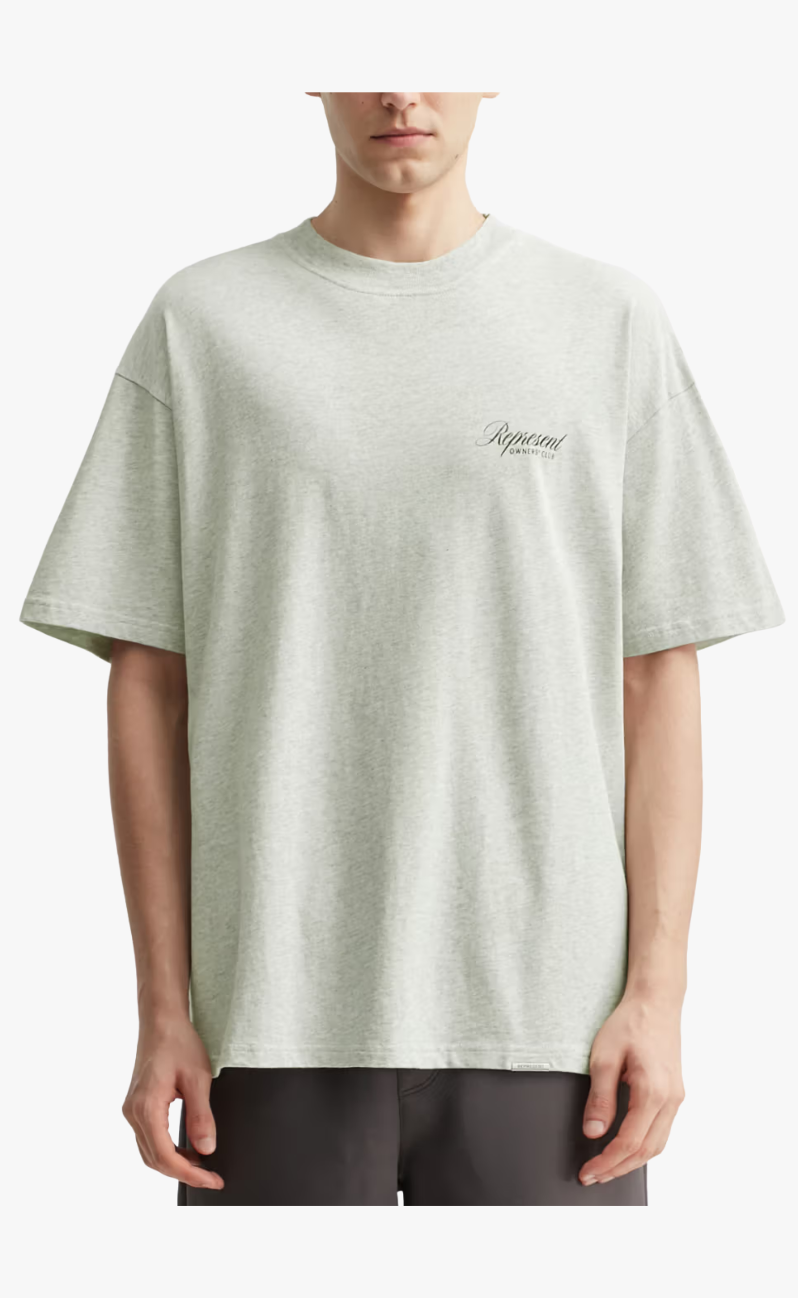 OWNERS CLUB SCRIPT CREAM MARL T-SHIRT