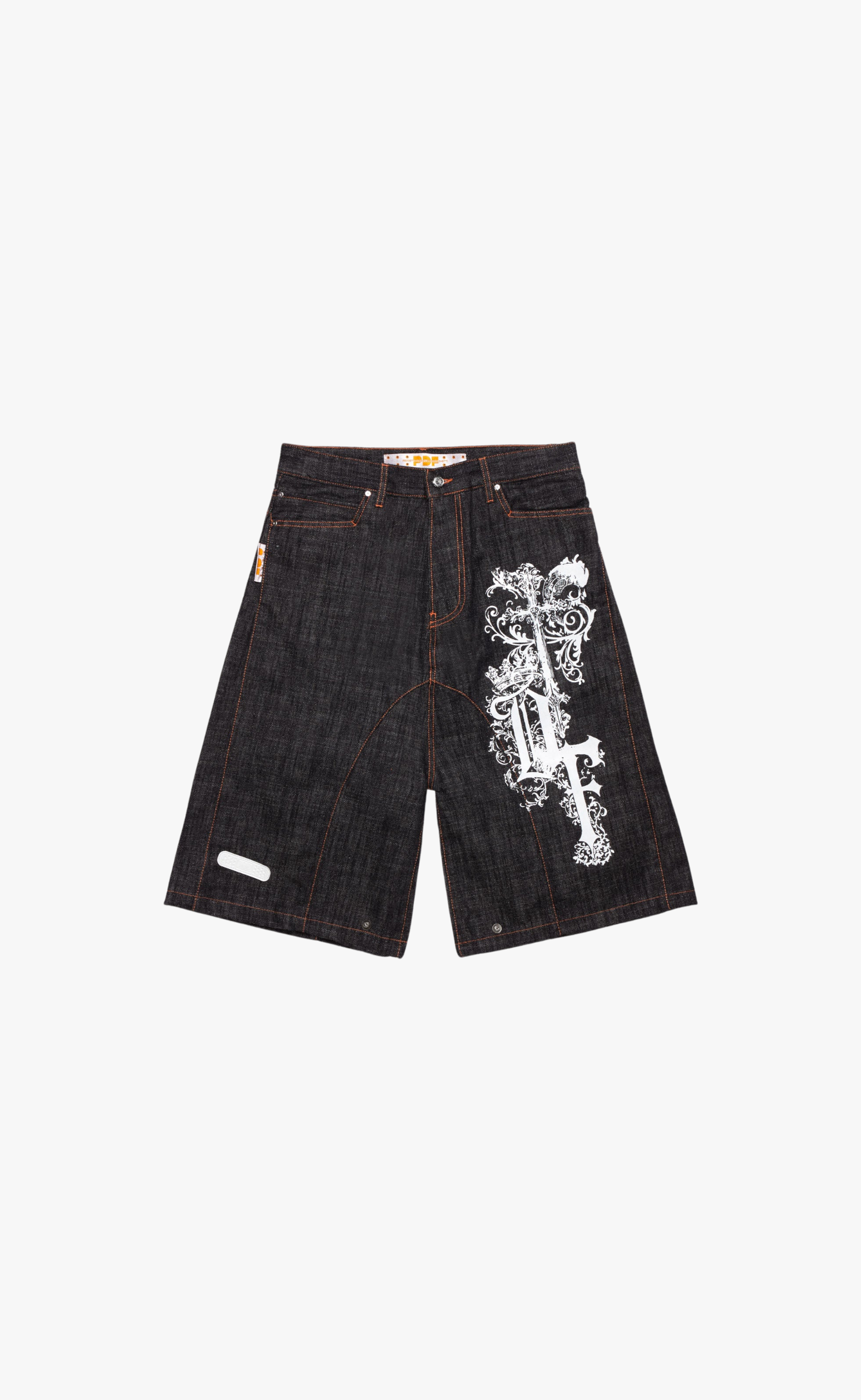 LOW RIDE DARK BLUE SHORTS