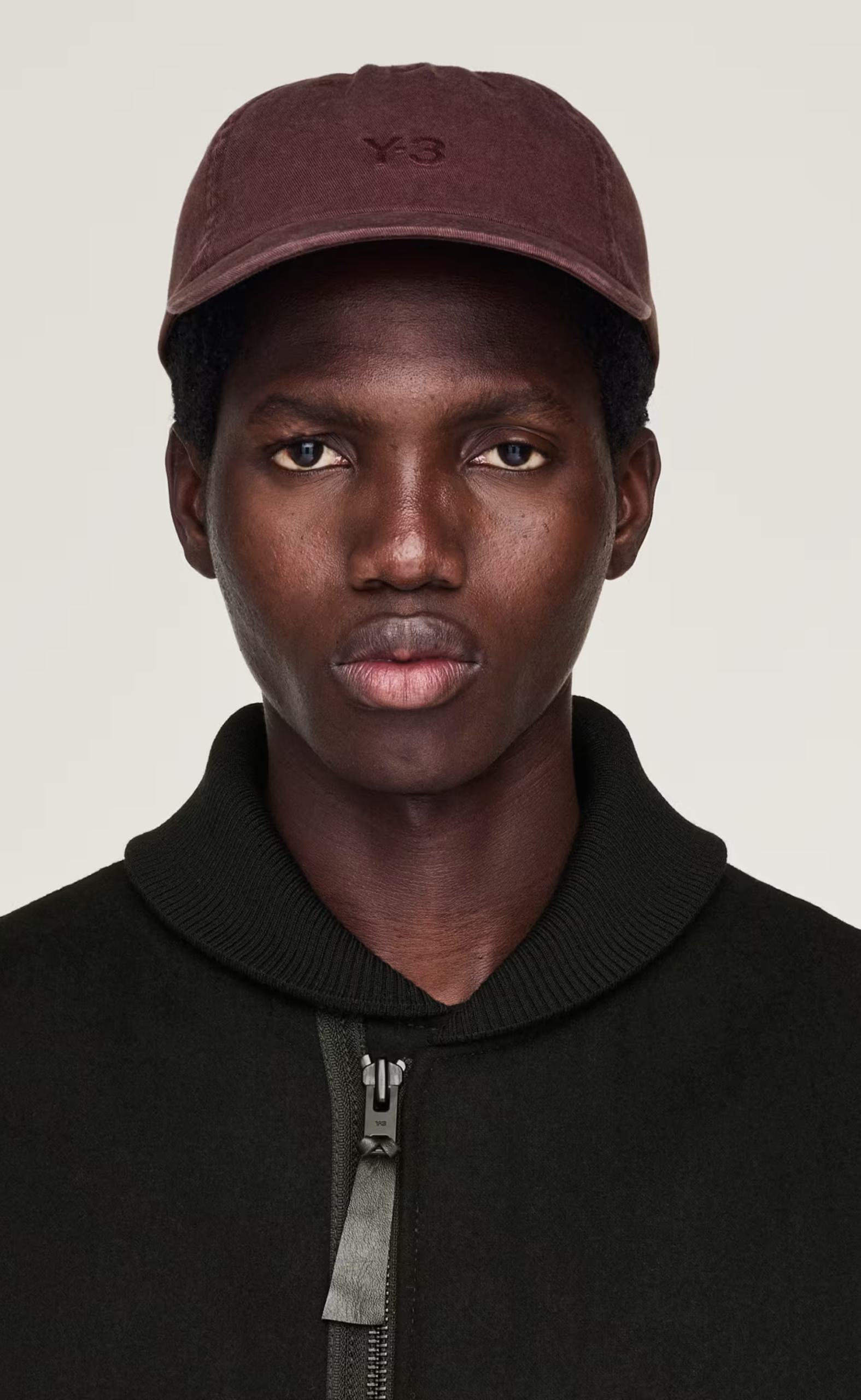 Y-3 DAD BURGUNDY HAT