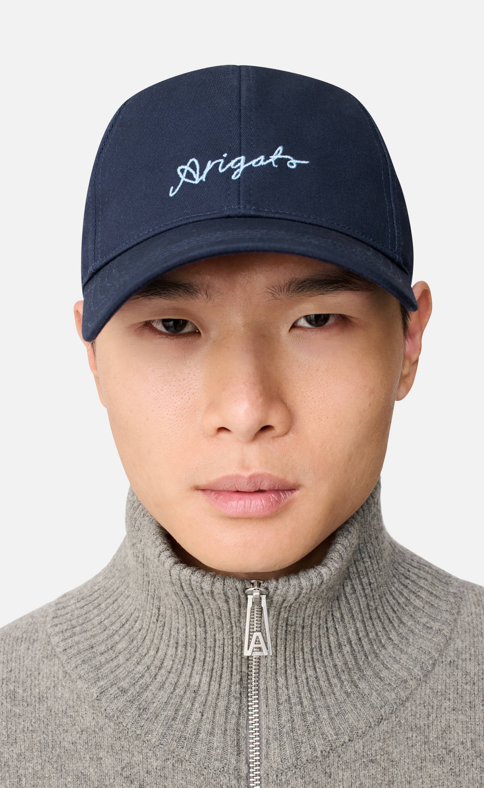 SCRIBBLE ARIGATO NAVY HAT