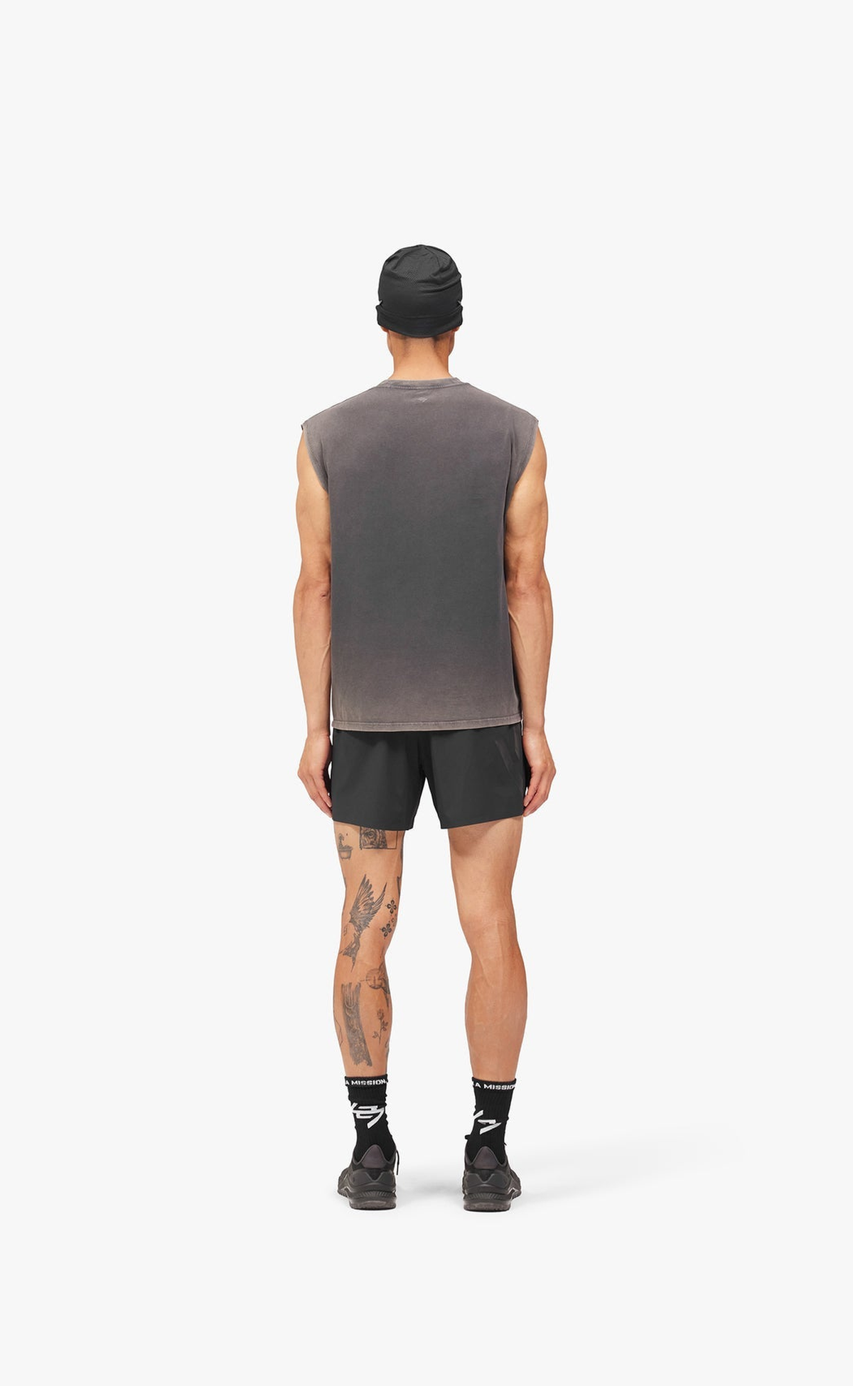 247 ANGEL GRAPHIC VINTAGE BLACK TANK TOP
