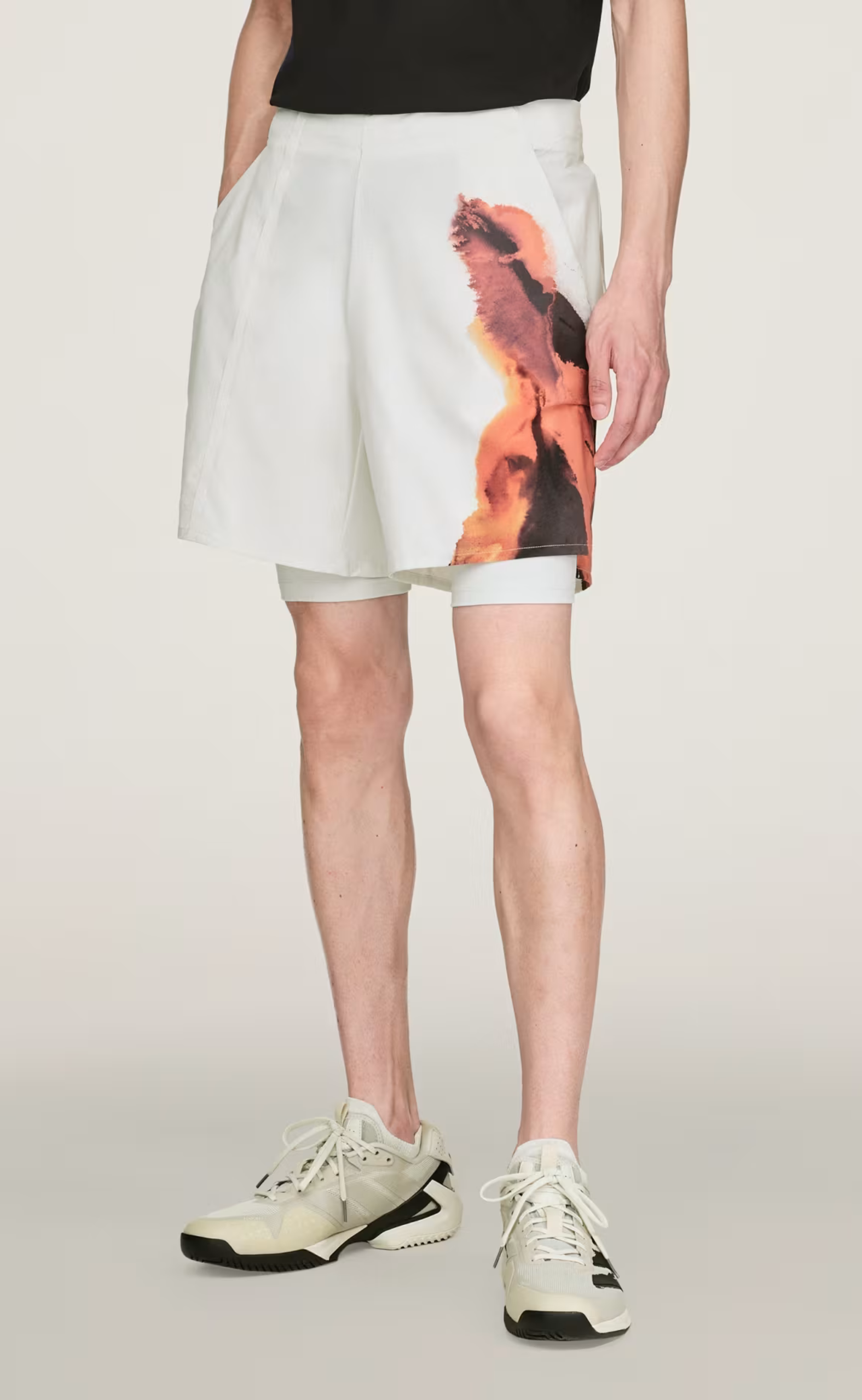 Y-3 TENNIS BLACK SHORTS