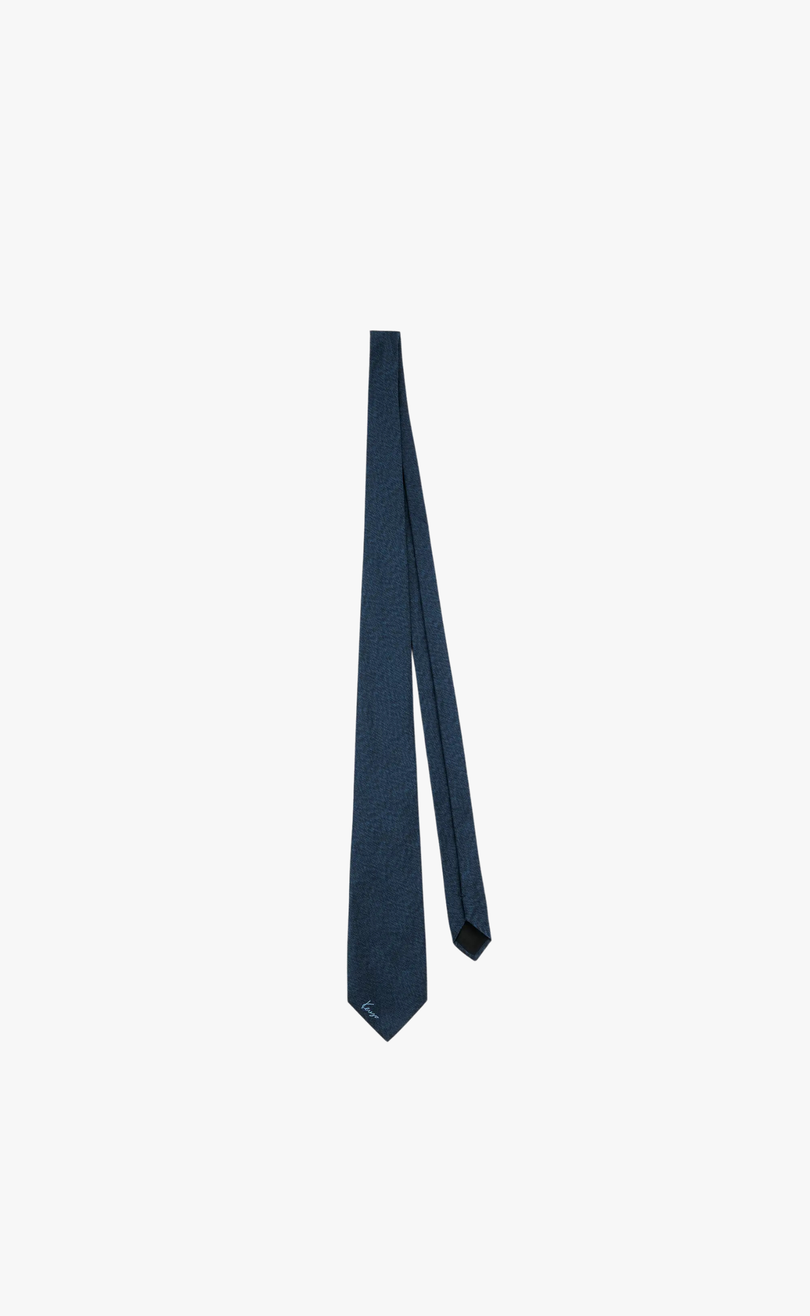 WIDE TIE 9CM BLUE BLACK TIE