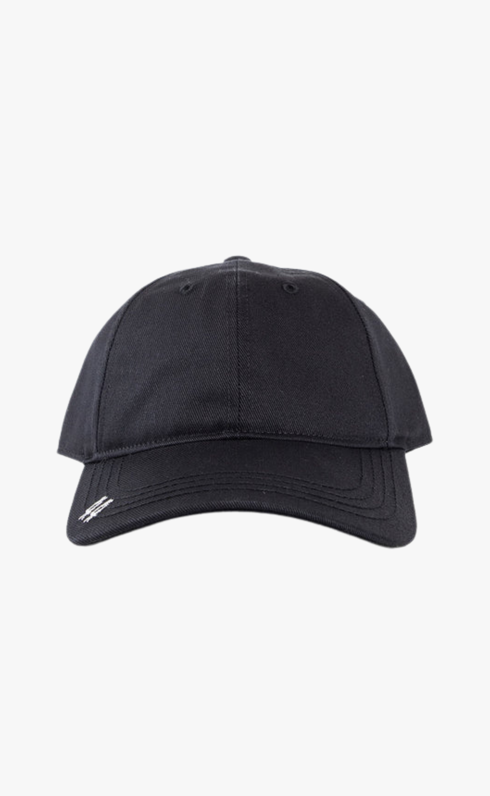 WHITE LOGO BLACK HAT