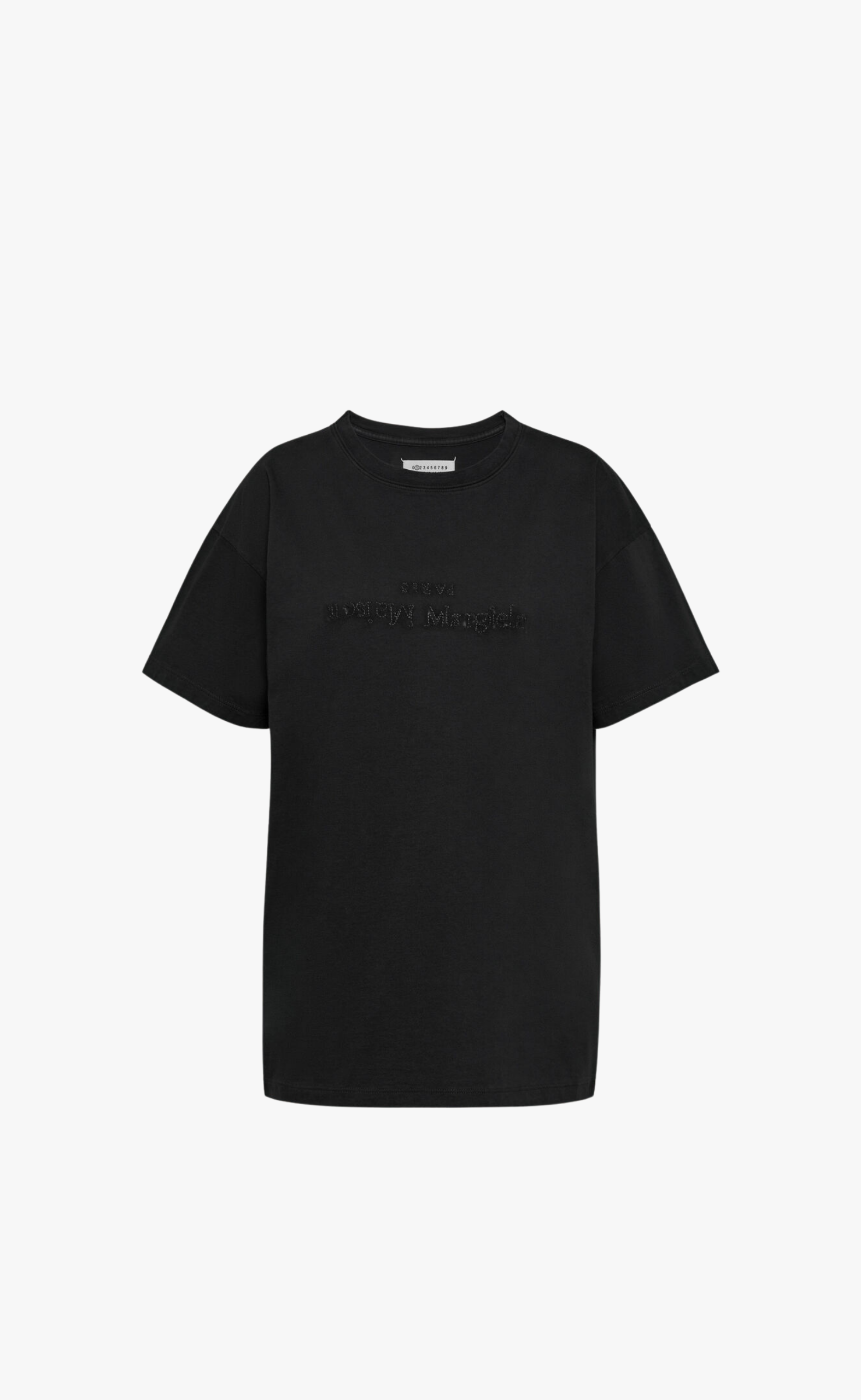 Black Baroque Print Logo T-Shirt