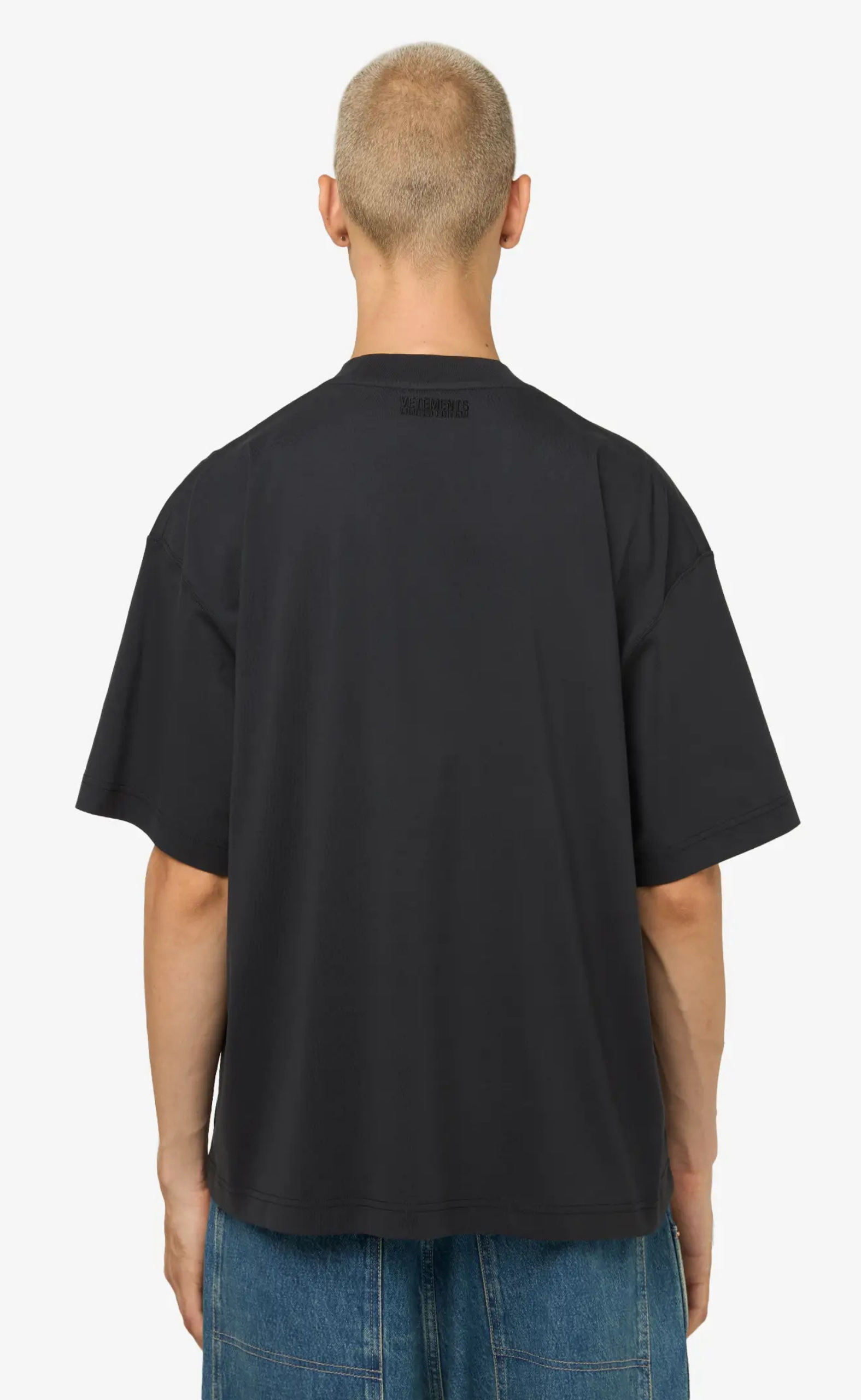 BATS LOGO REGULAR WASHED BLACKT-SHIRT