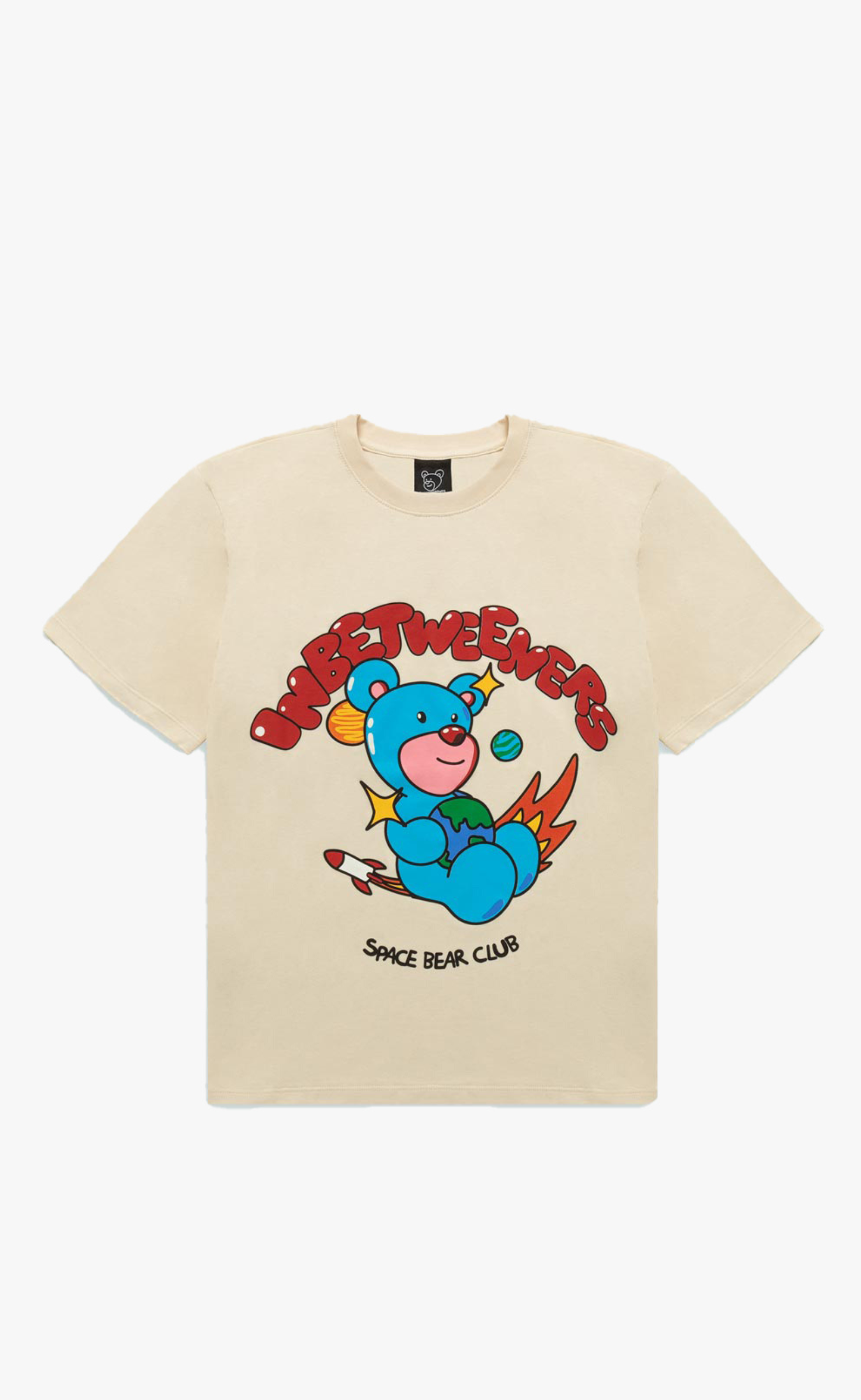 SPACE BEAR CREAM T-SHIRT