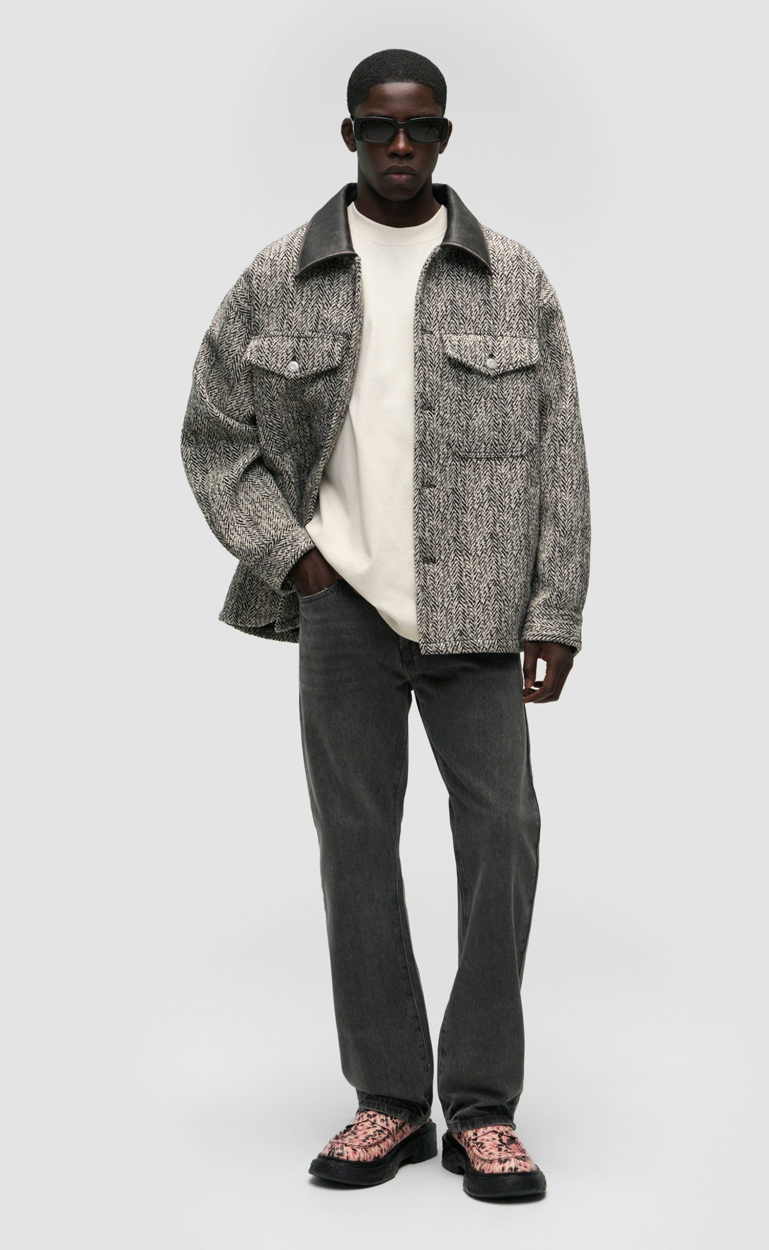 LUIS V3 GRAY WASHED JEANS