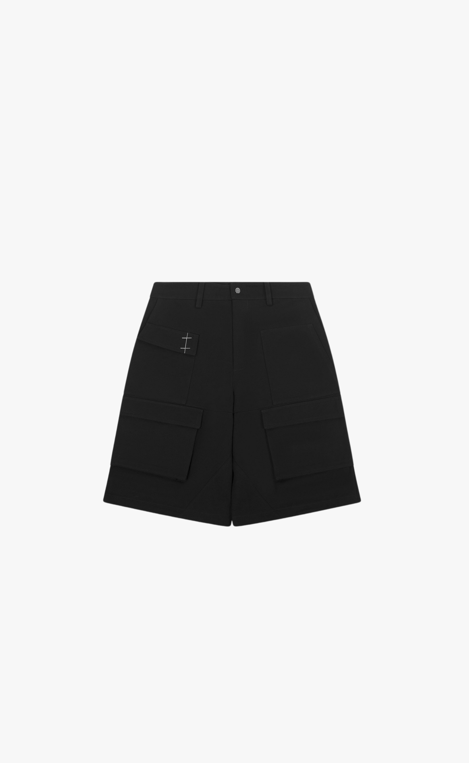 HELIOT CELLULAE CARGO BLACK SHORTS