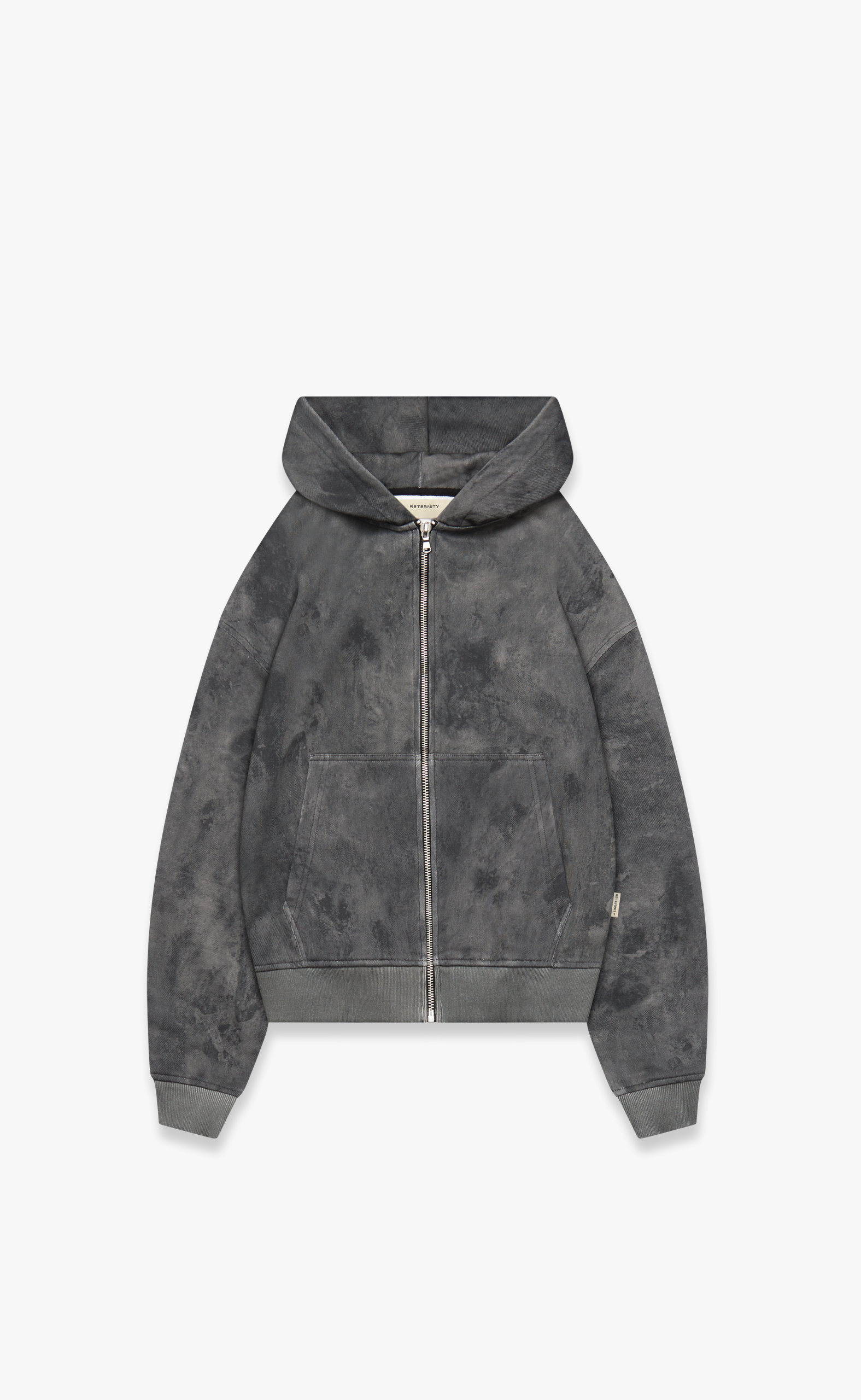 DELIRIA ZIP BLACK HOODIE