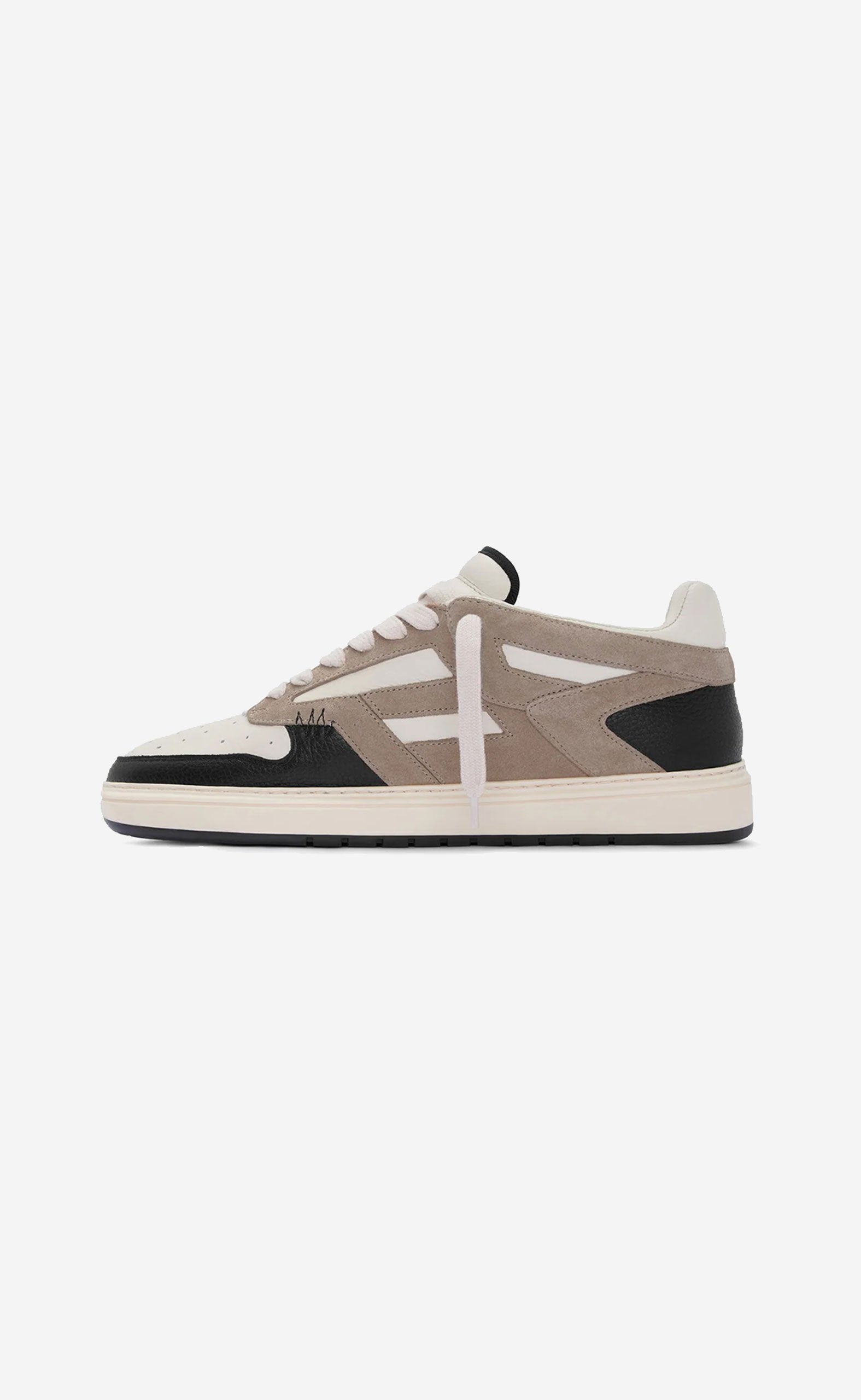 HAZEL VINTAGE WHITE BLACK REPTOR SNEAKERS