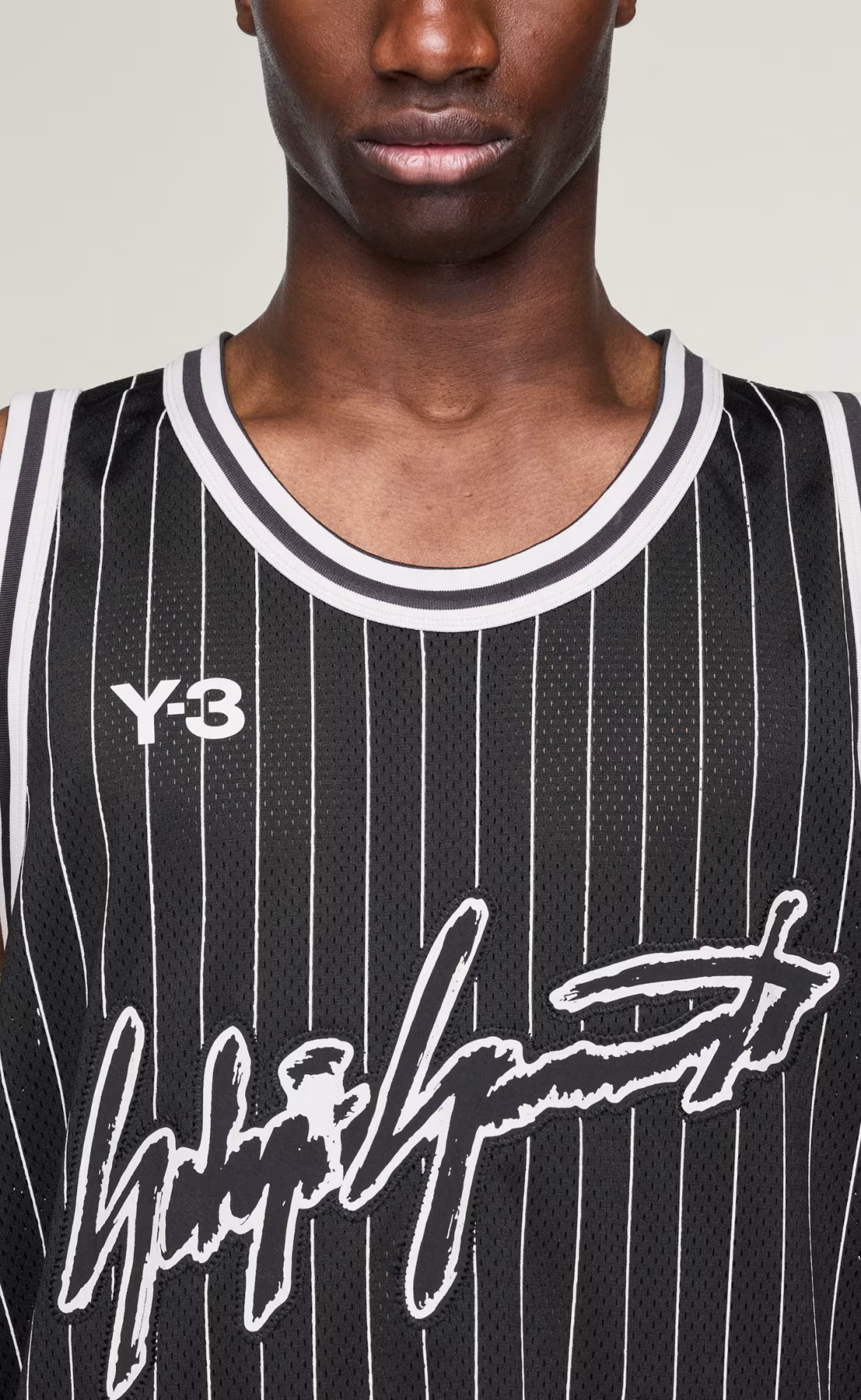 Y-3 EDWARDS BASKETBALL BLACK TANK TOP