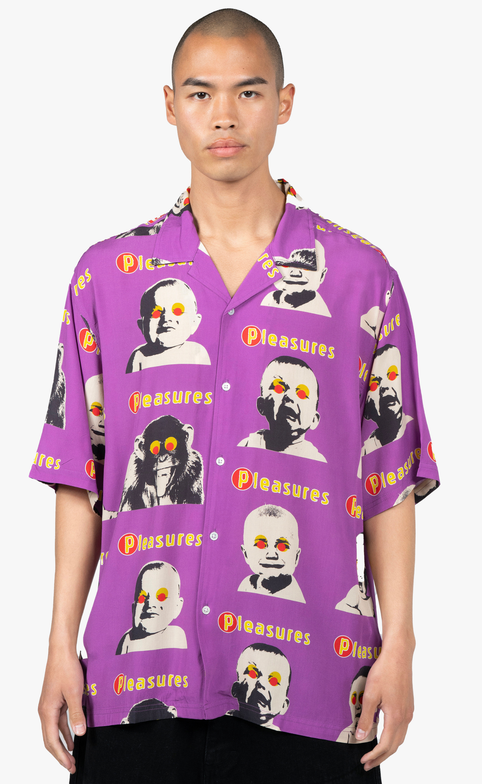 HEAD BUTTON DOWN PURPLE SHIRT