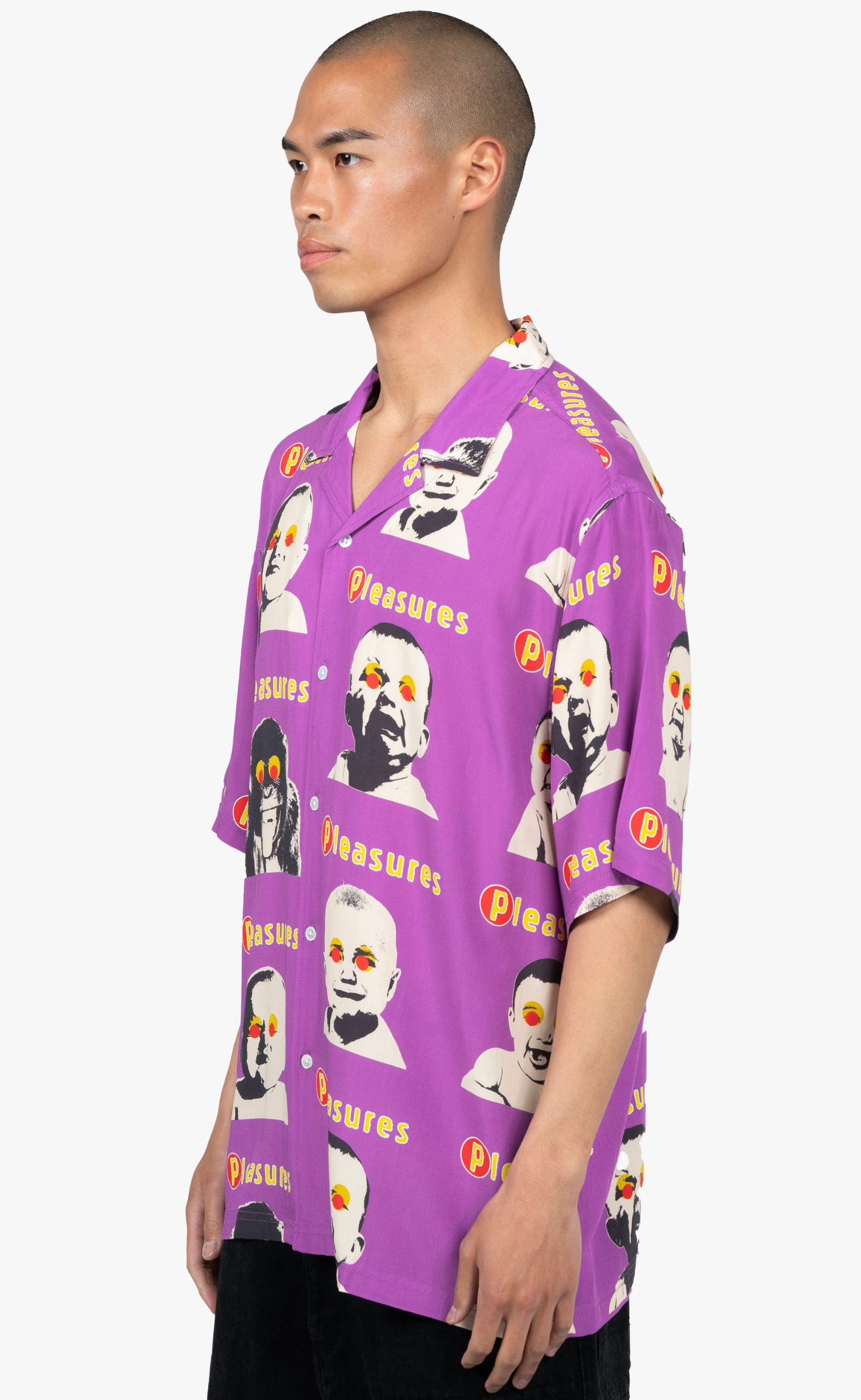 HEAD BUTTON DOWN PURPLE SHIRT