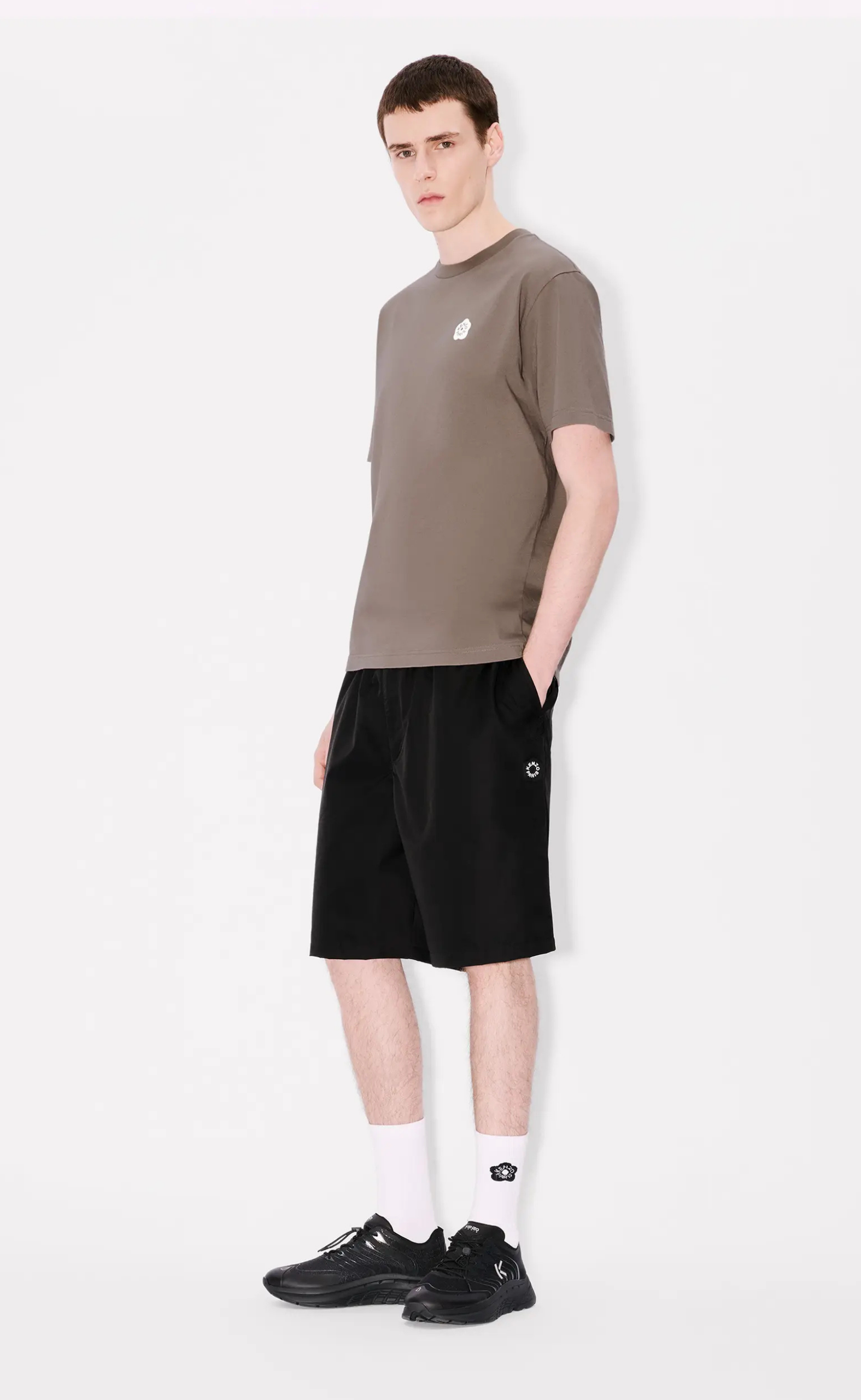 BOKE FLOWER 2.0 TECHNICAL BLACK SHORTS