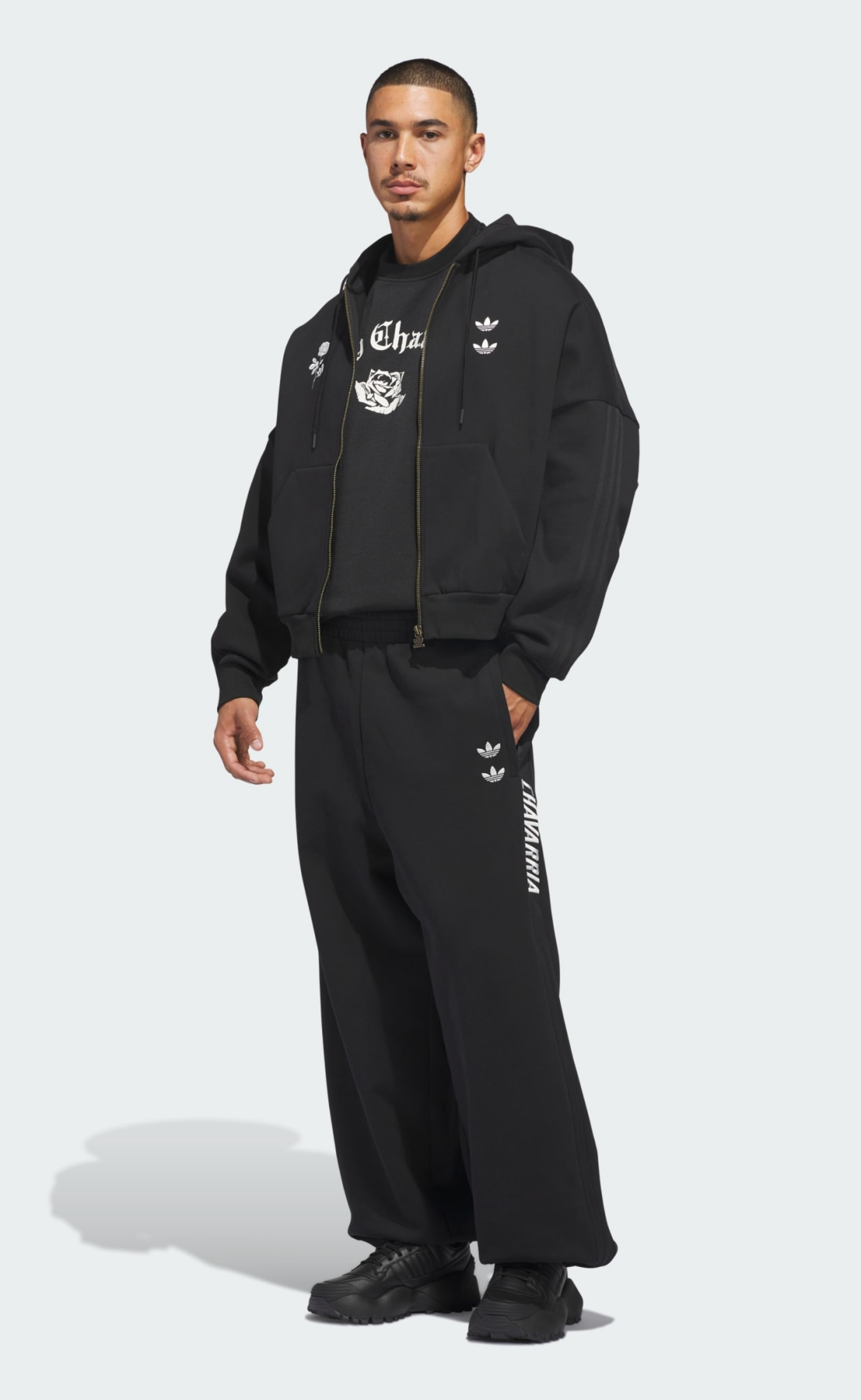 WC HEAVYWEIGHT BLACK SWEATPANTS