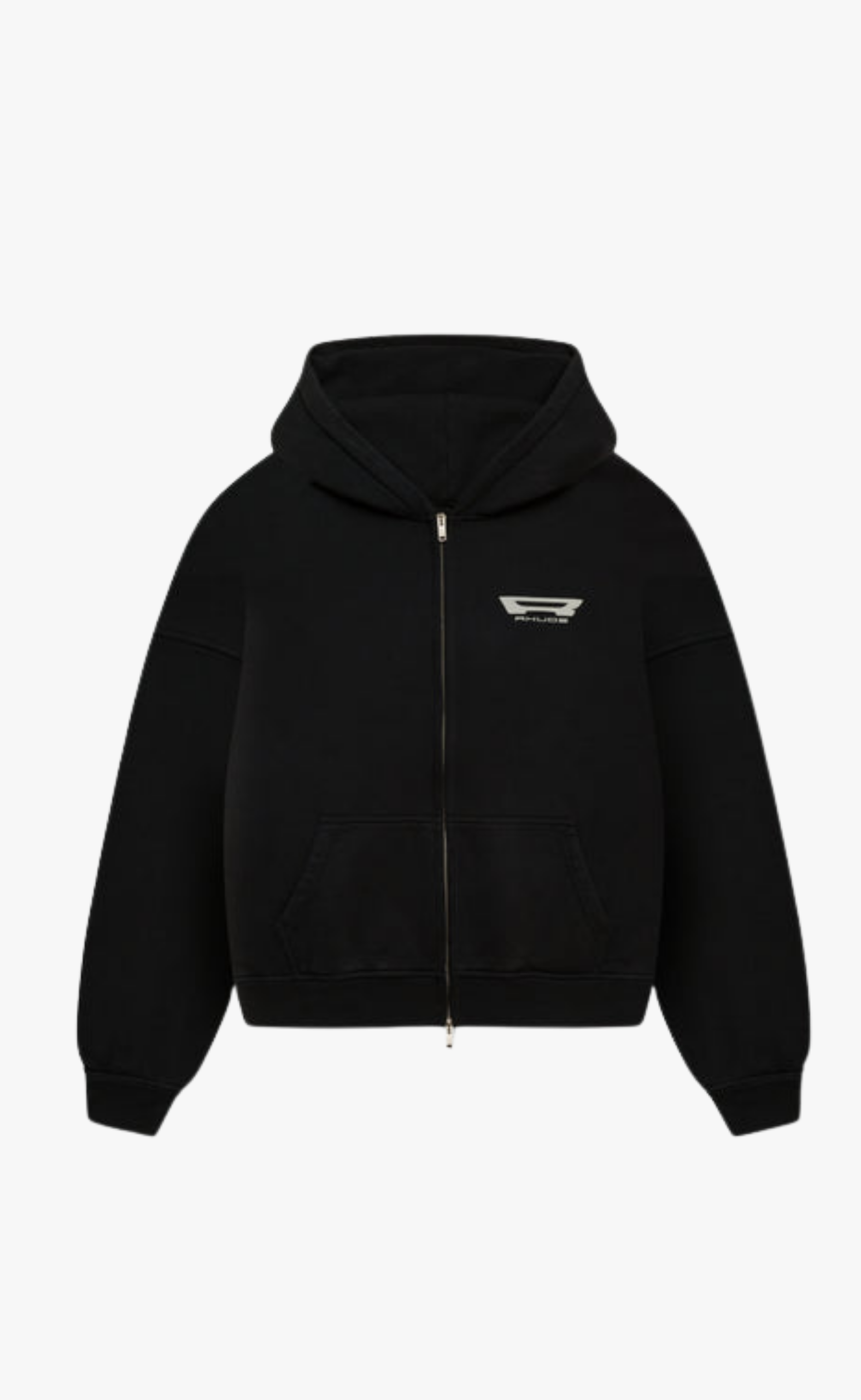 CAMPIONE FULL-ZIP BLACK HOODIE