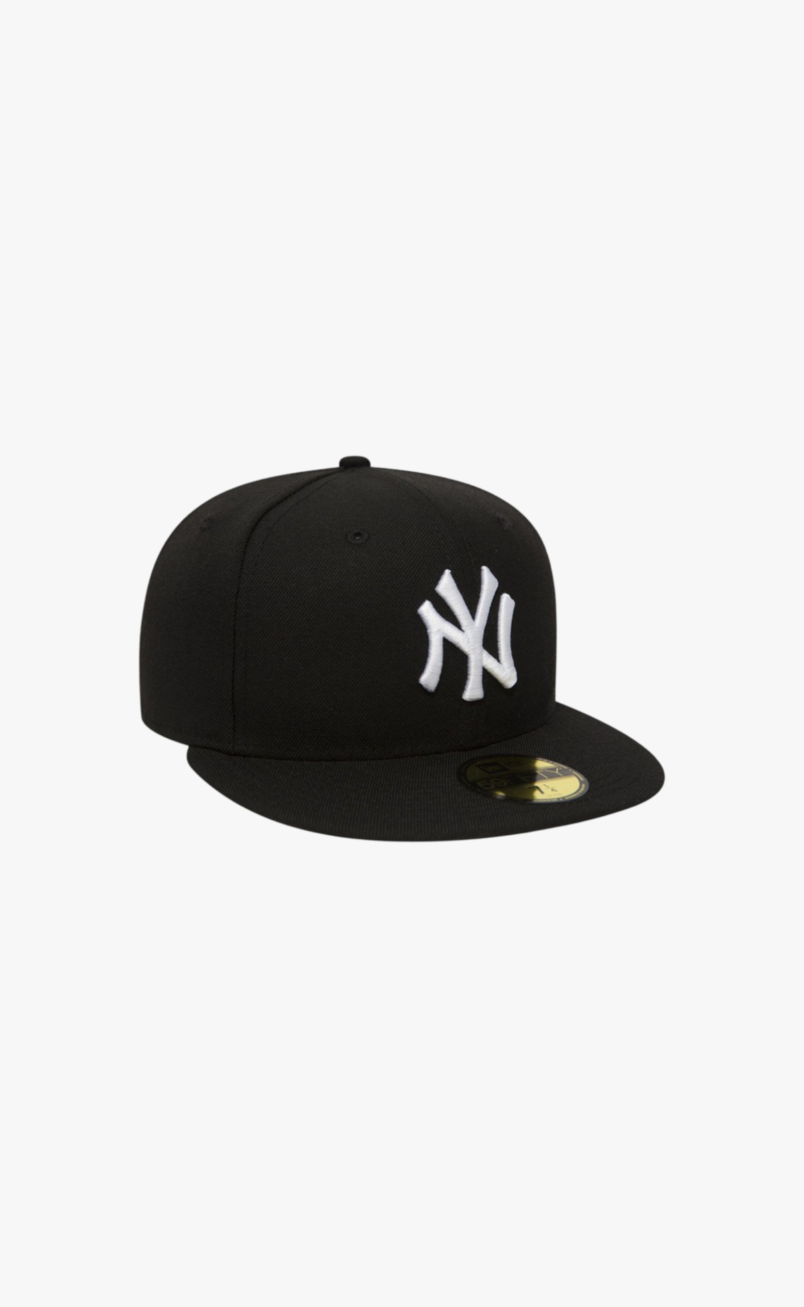 NEW YORK YANKEES LEAGUE ESSENTIAL 59FIFTY BLACK WHITE HAT