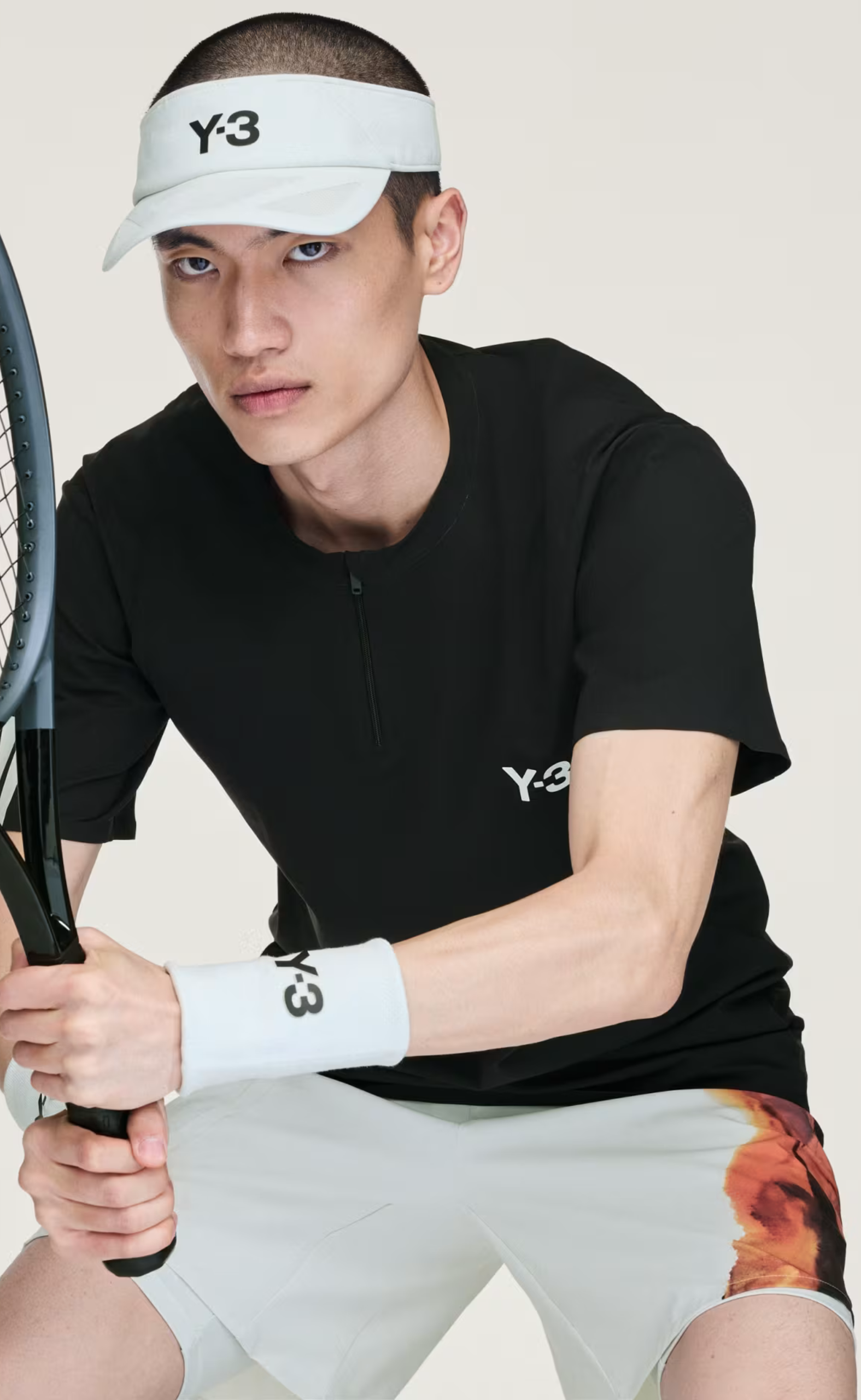 Y-3 TENNIS BLACK SHORTS