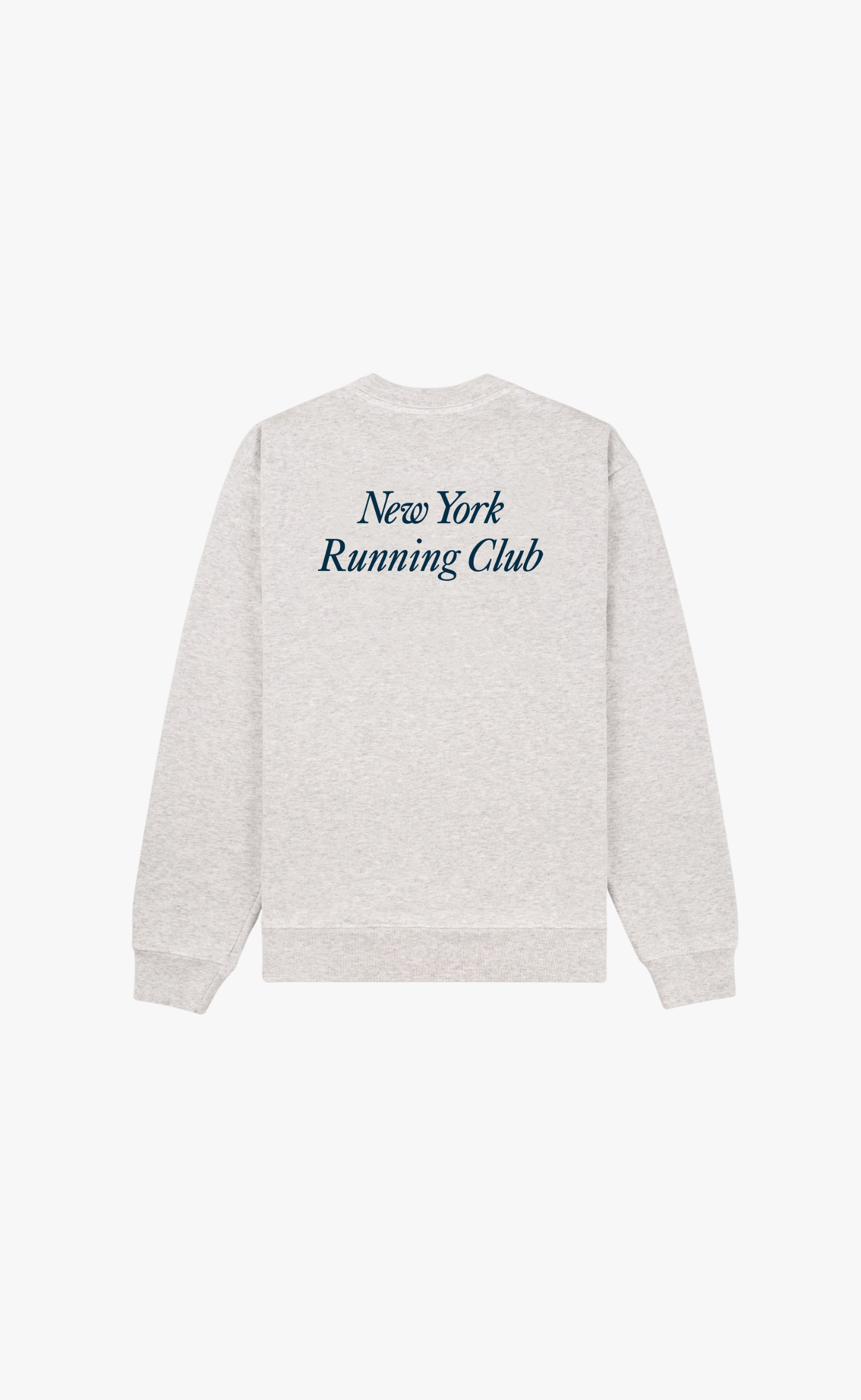 RUN CLUB HEATHER GRAY CREWNECK
