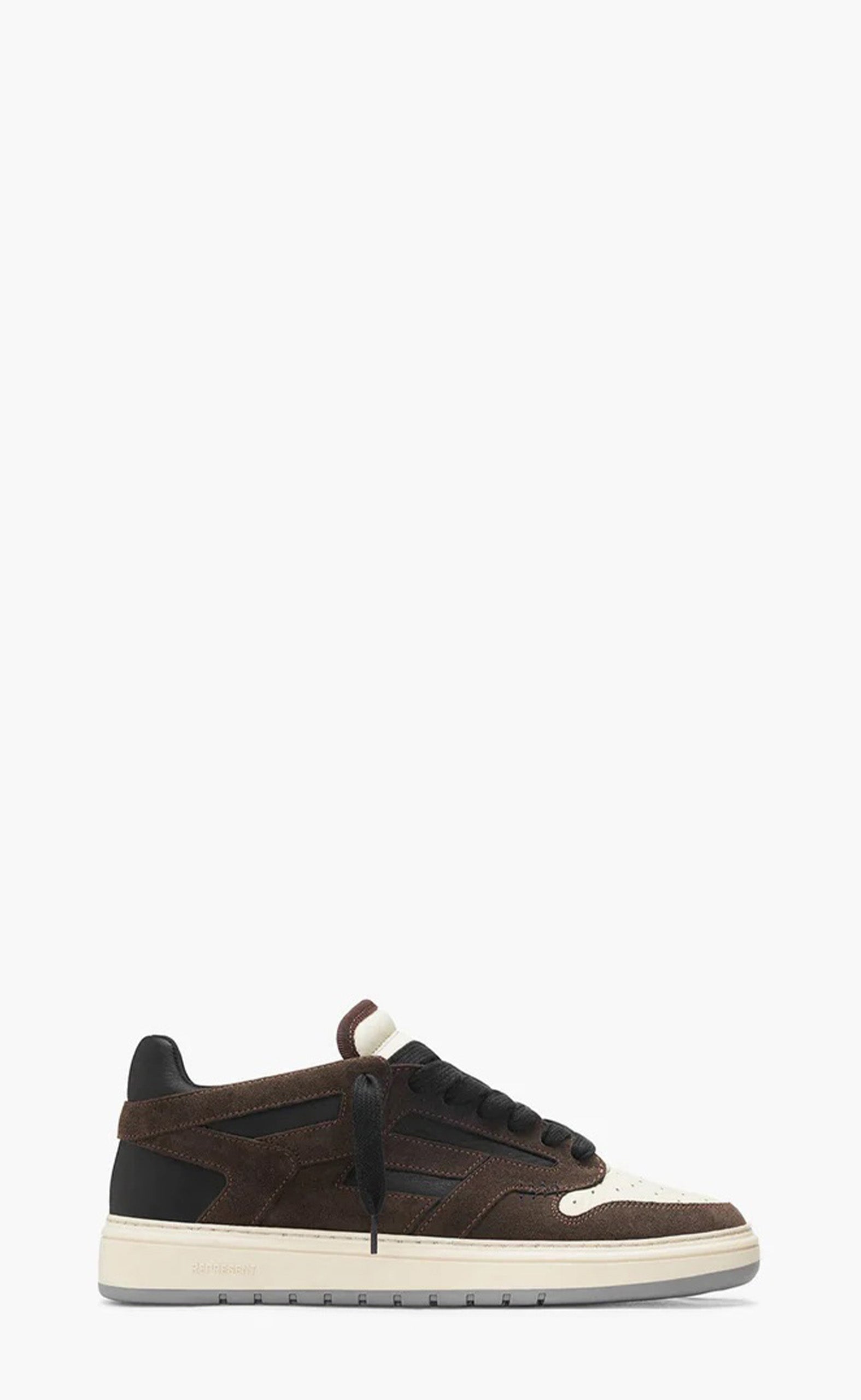 BROWN BLACK VINTAGE WHITE REPTOR LOW