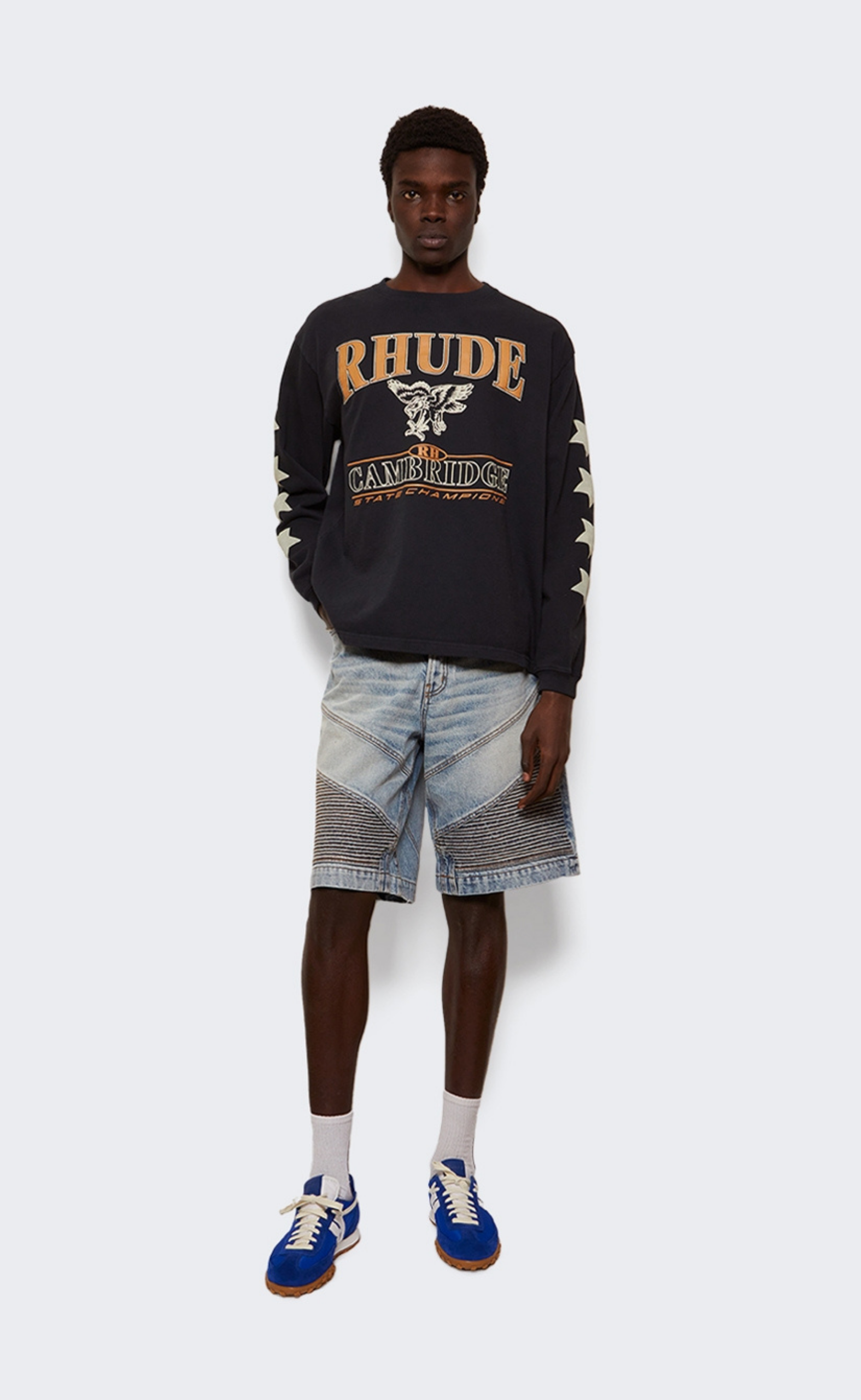 CAMBRIDGE STATE CHAMPS VINTAGE BLACK LONGSLEEVE