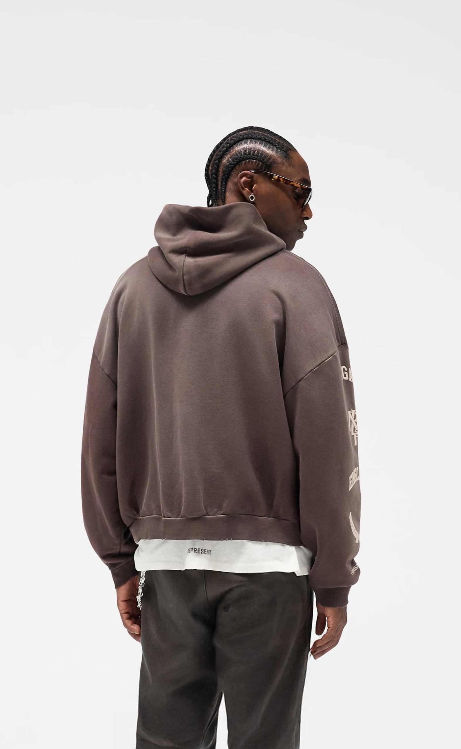 REPRESENT LEGACY CREST NERO HOODIE