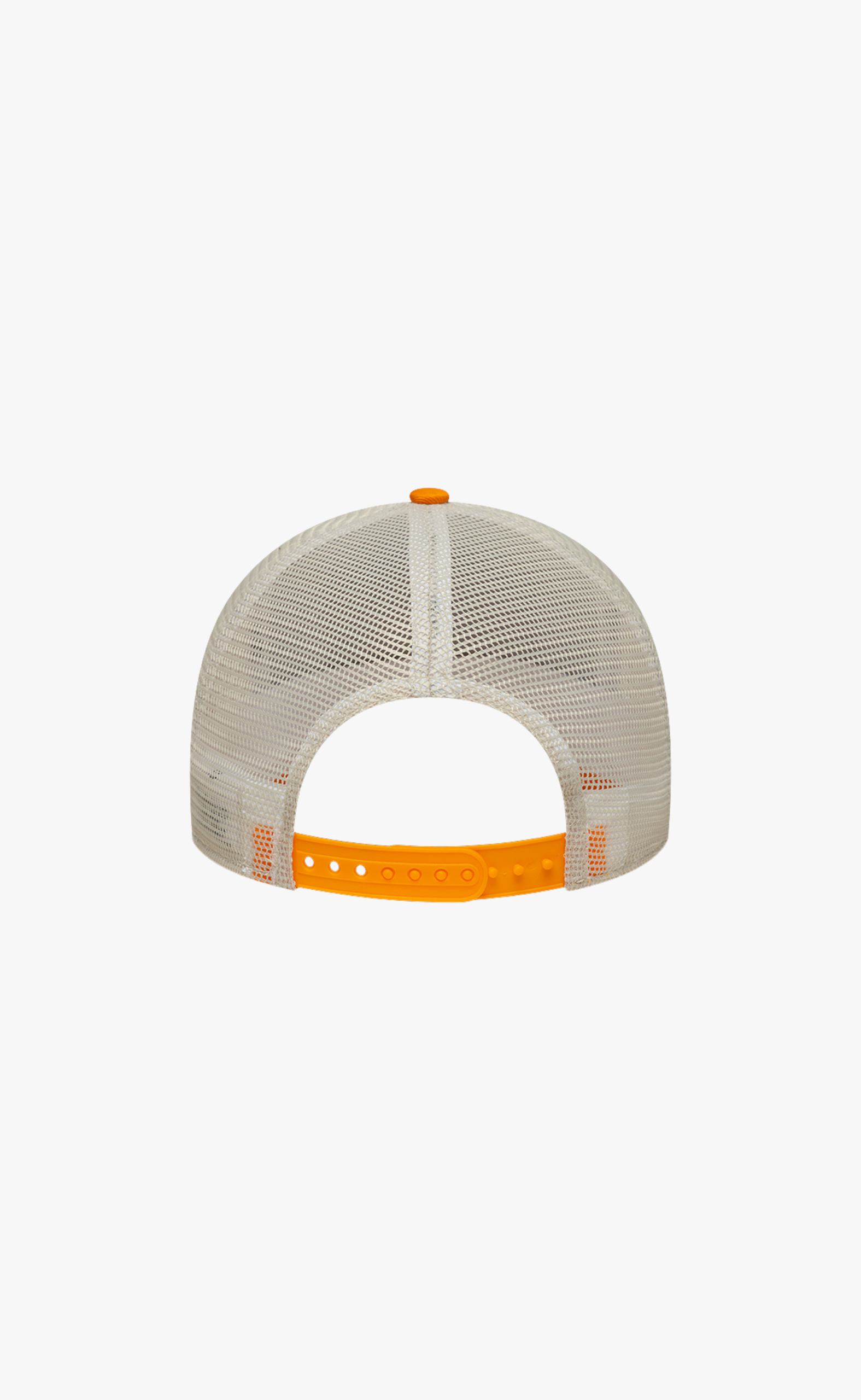 NEW ERA LOCATION PATCH 9 FORTY A-FRAME TRUCKER WHITE ORANGE HAT