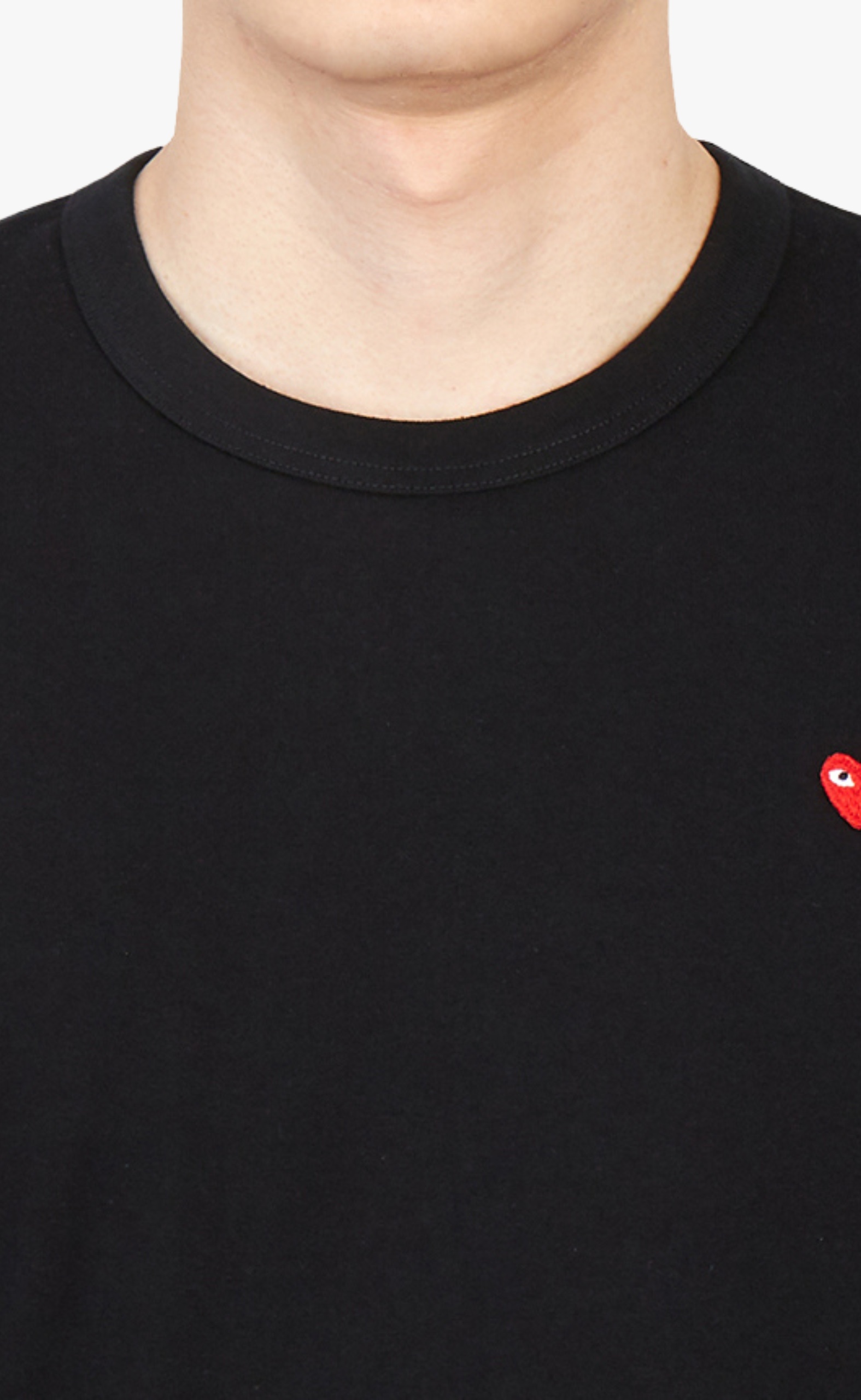 UNISEX WITH SMALL EMBLEM BLACK LONGSLEEVE