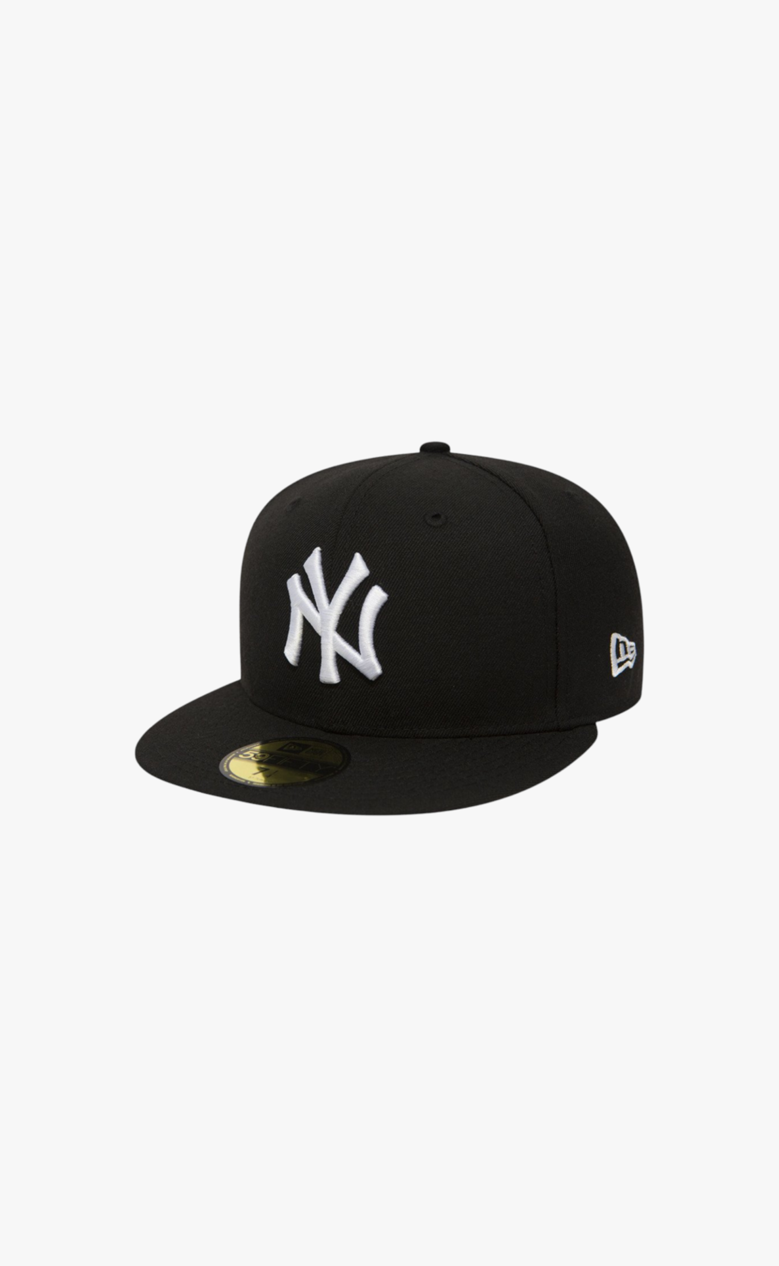 NEW YORK YANKEES LEAGUE ESSENTIAL 59FIFTY BLACK WHITE HAT