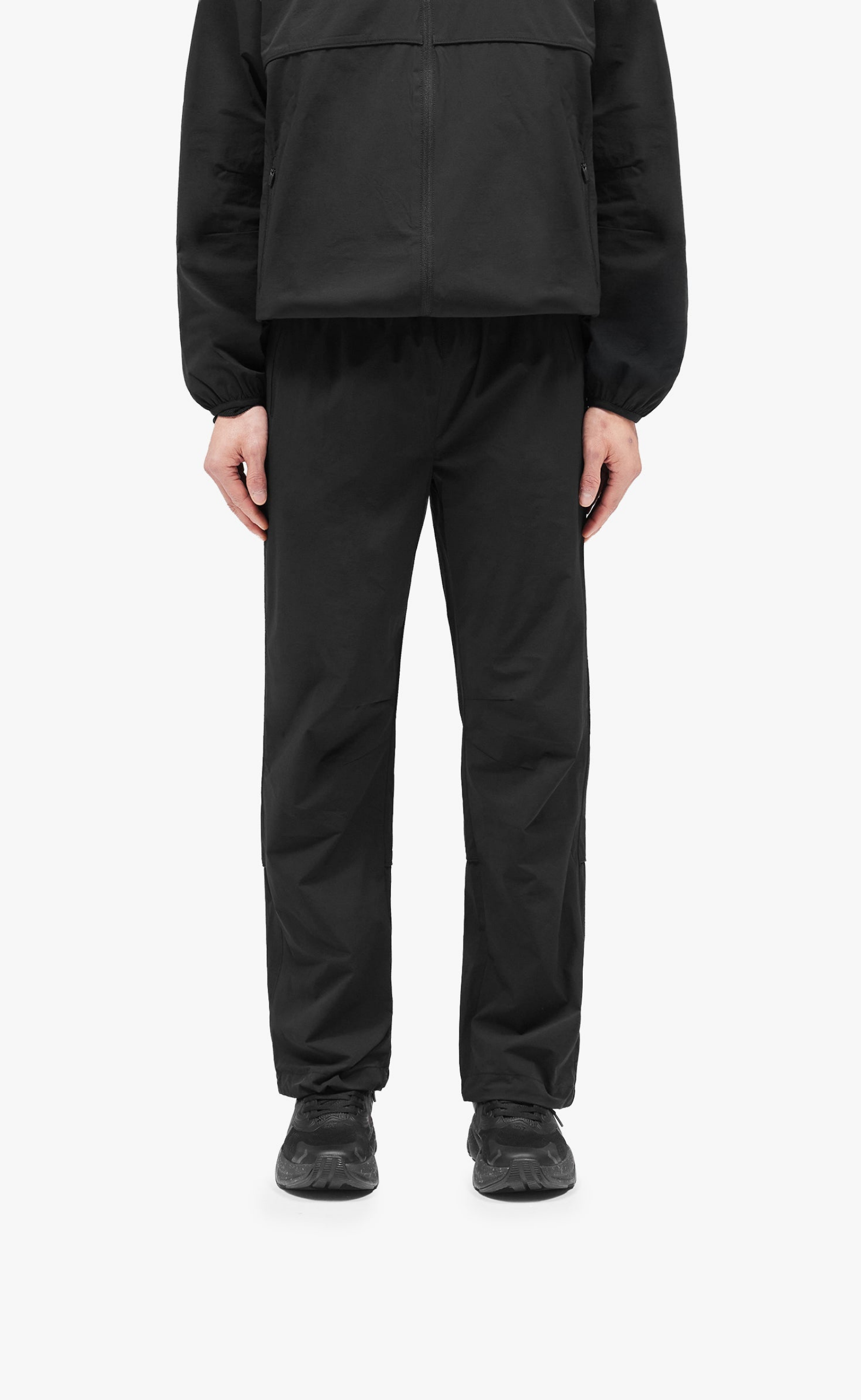 TEAM 247 STRAIGHT LEG TRACK JET BLACK PANTS