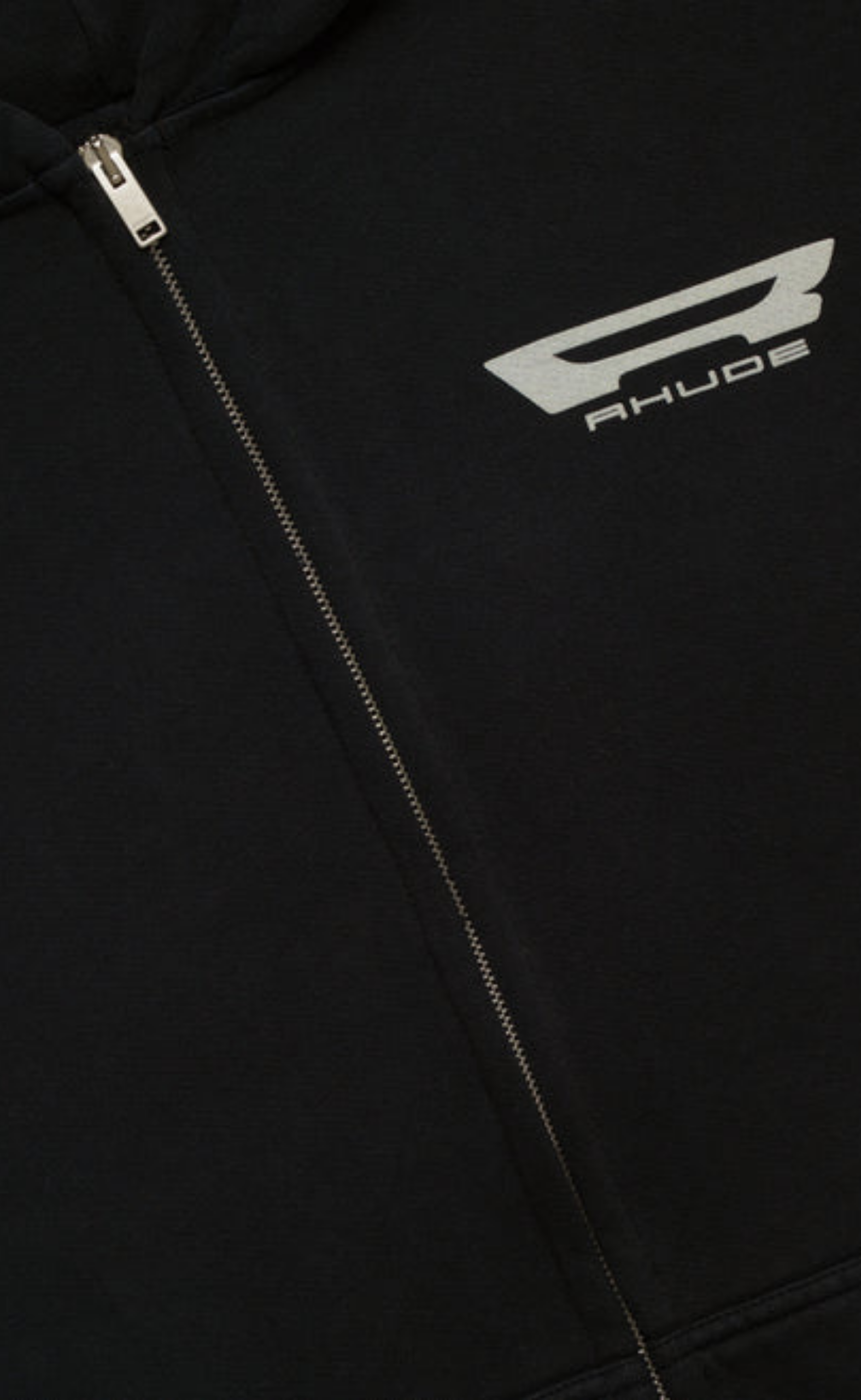 CAMPIONE FULL-ZIP BLACK HOODIE