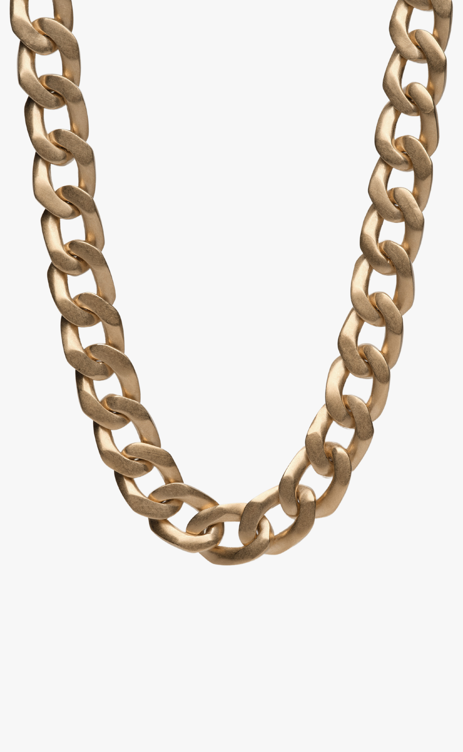 GOURMETTE REFERENCE YELLOW GOLD NECKLACE