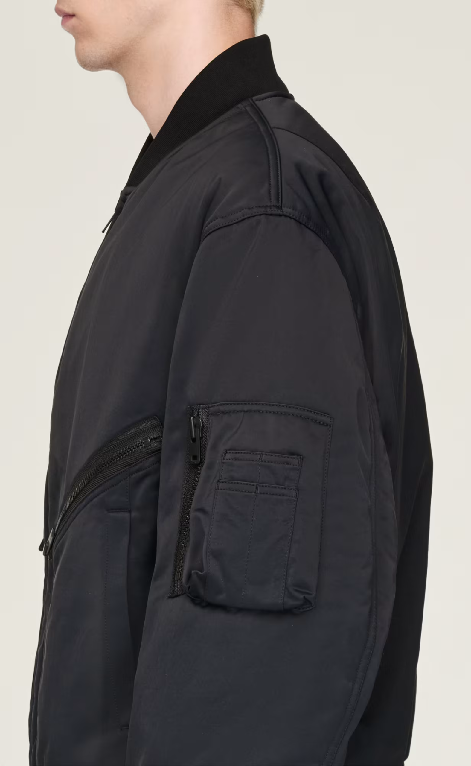Y-3 BOMBER BLACK JACKET