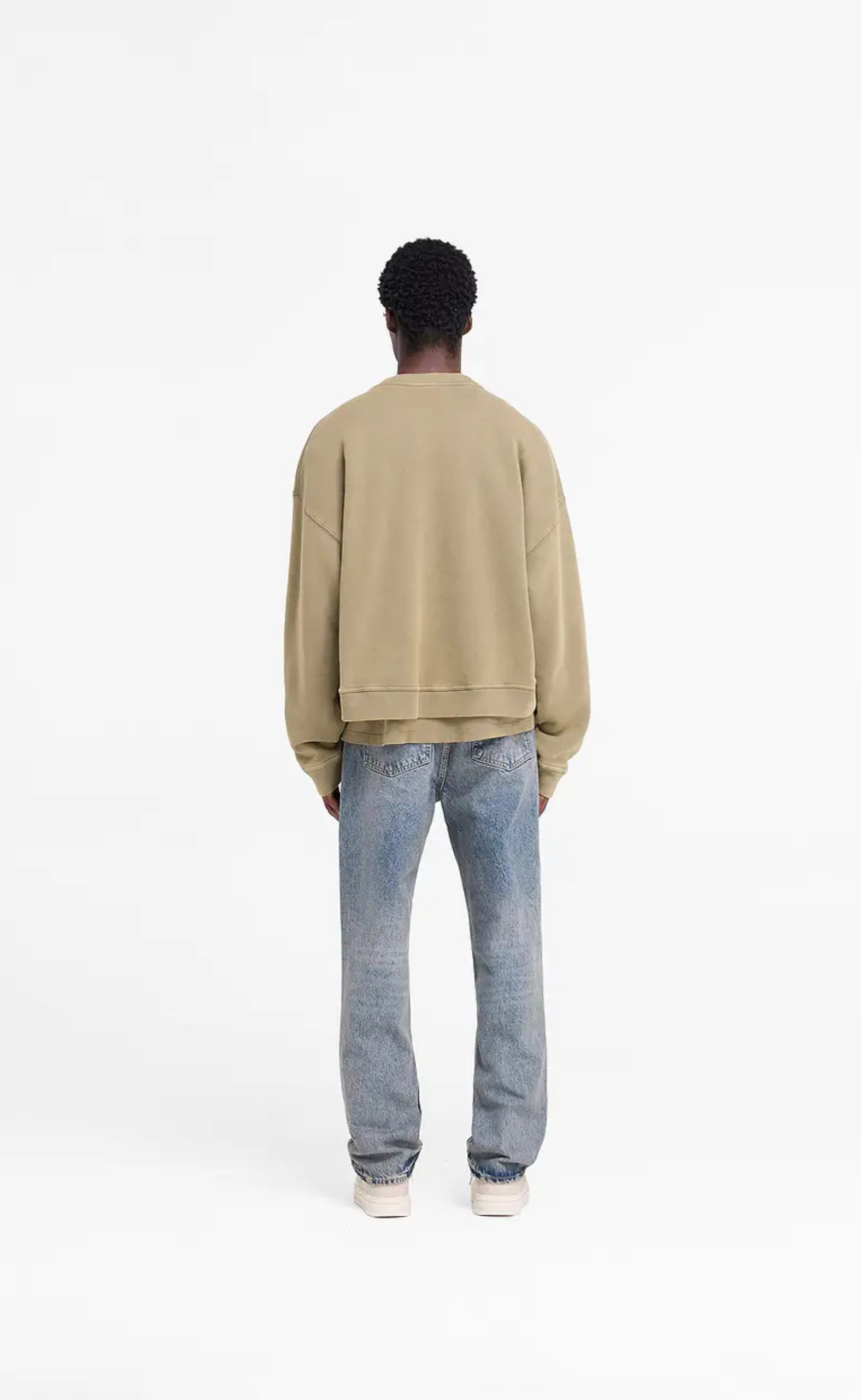 REP APPLIQUE FAWN CREWNECK