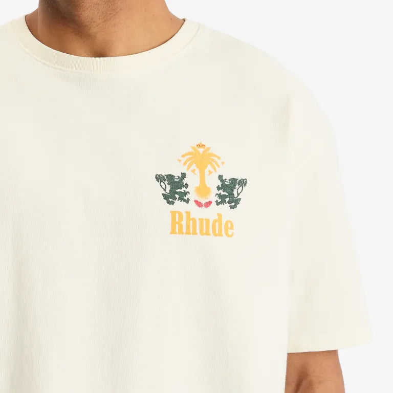 RHUDE TABACO WHITE T-SHIRT