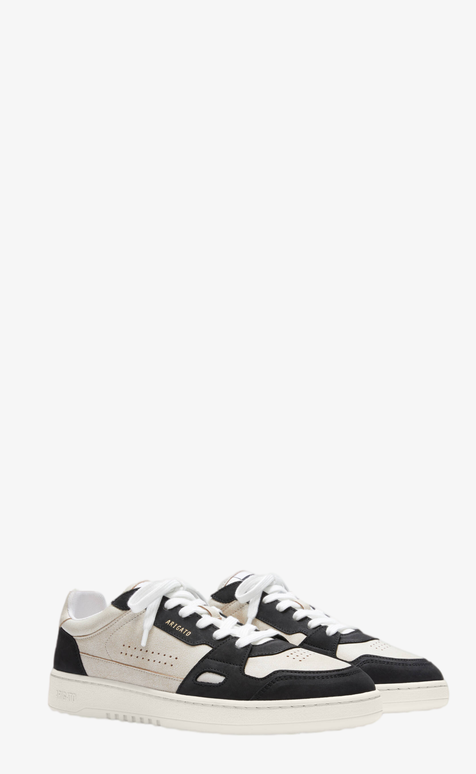 DICE LOW BEIGE BLACK SNEAKERS