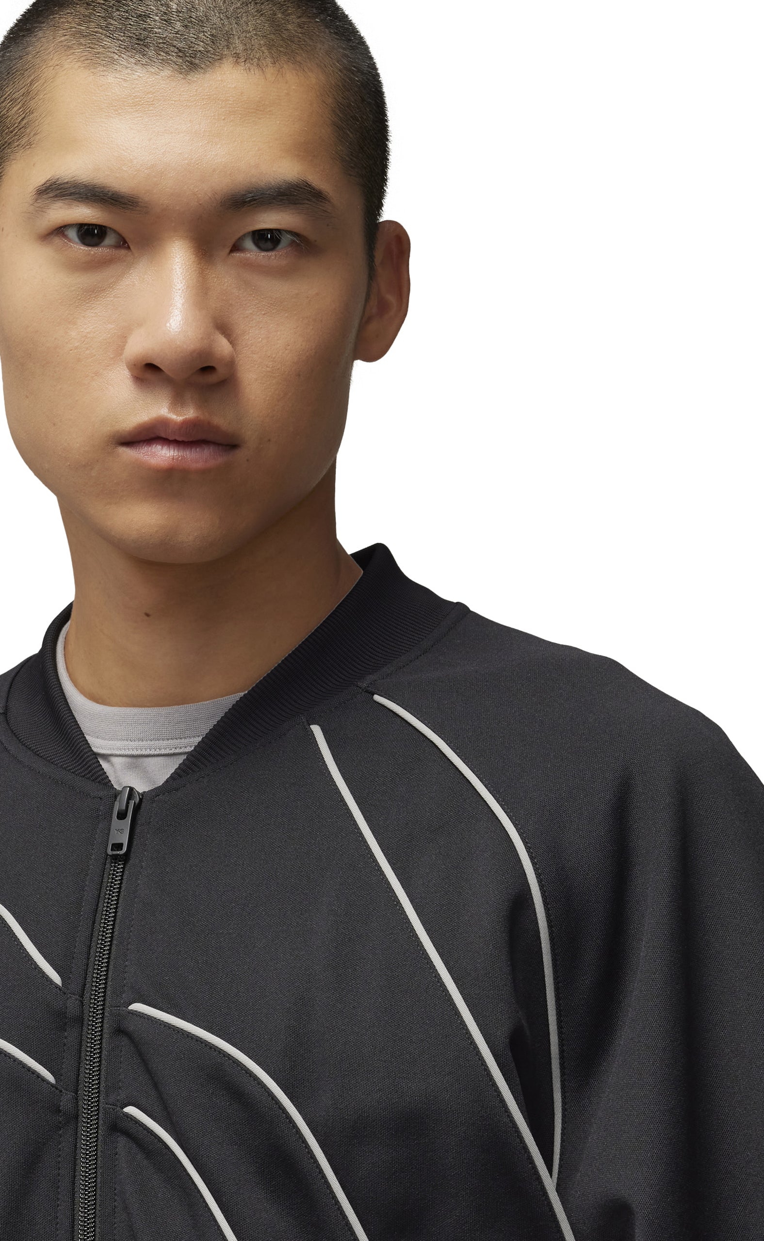M TRACK BLACK CREWNECK