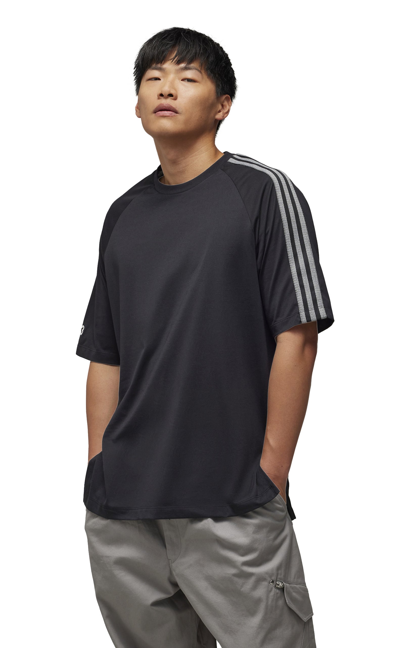 3S BLACK WHITE T-SHIRT
