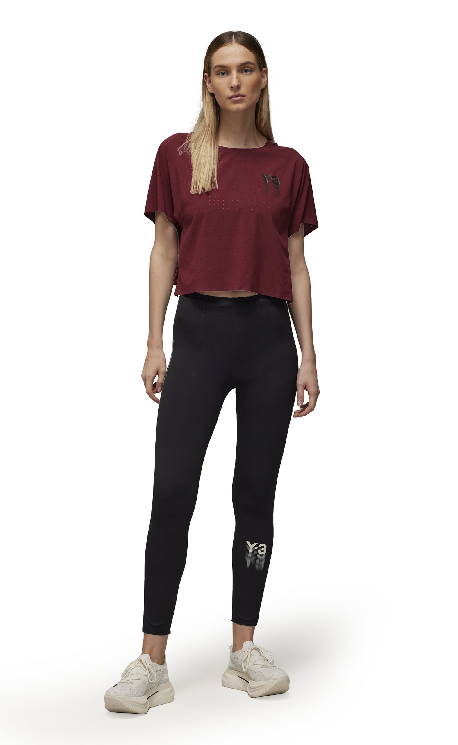 WOMENS RUN TIGHTS BLACK LEGGINGS